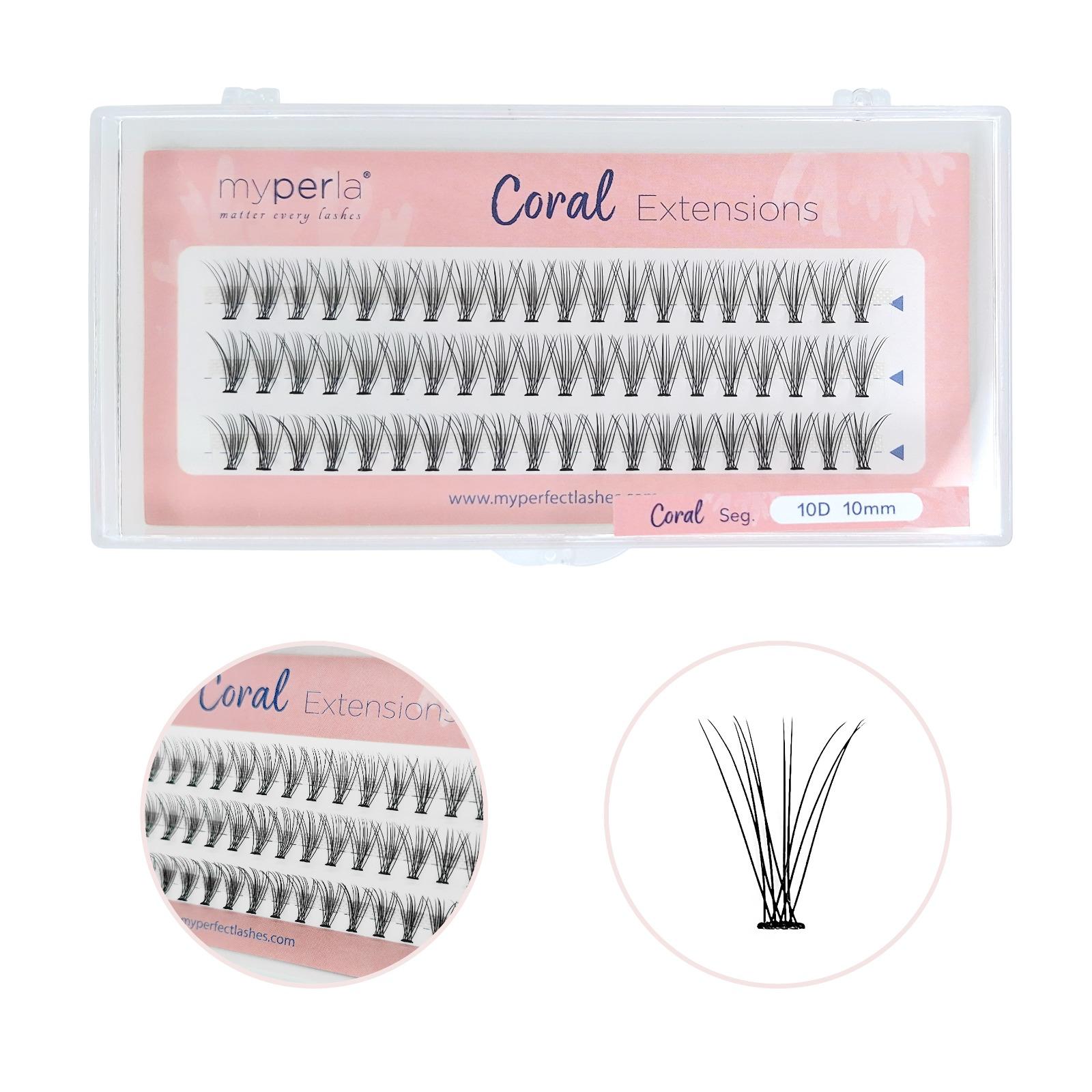 Pestañas Coral Postizas 10D 10mm My Perla