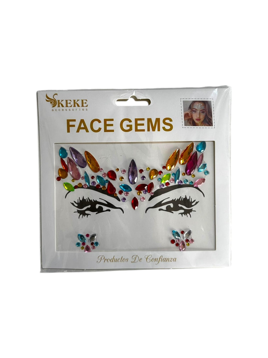 Sticker Gemas para Rostro