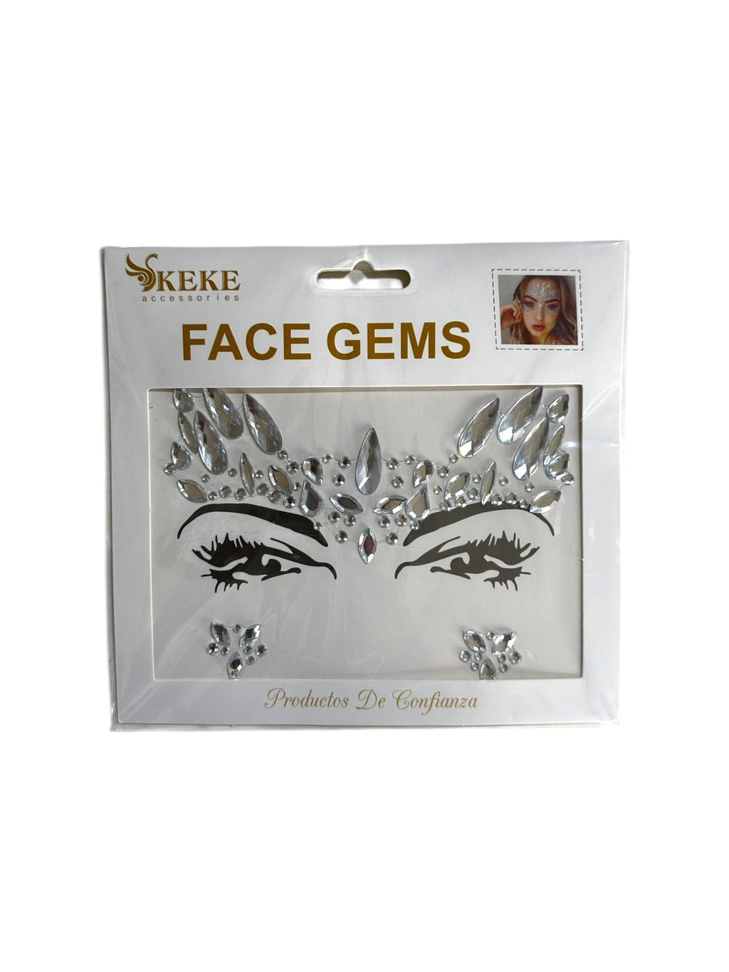 Sticker Gemas para Rostro