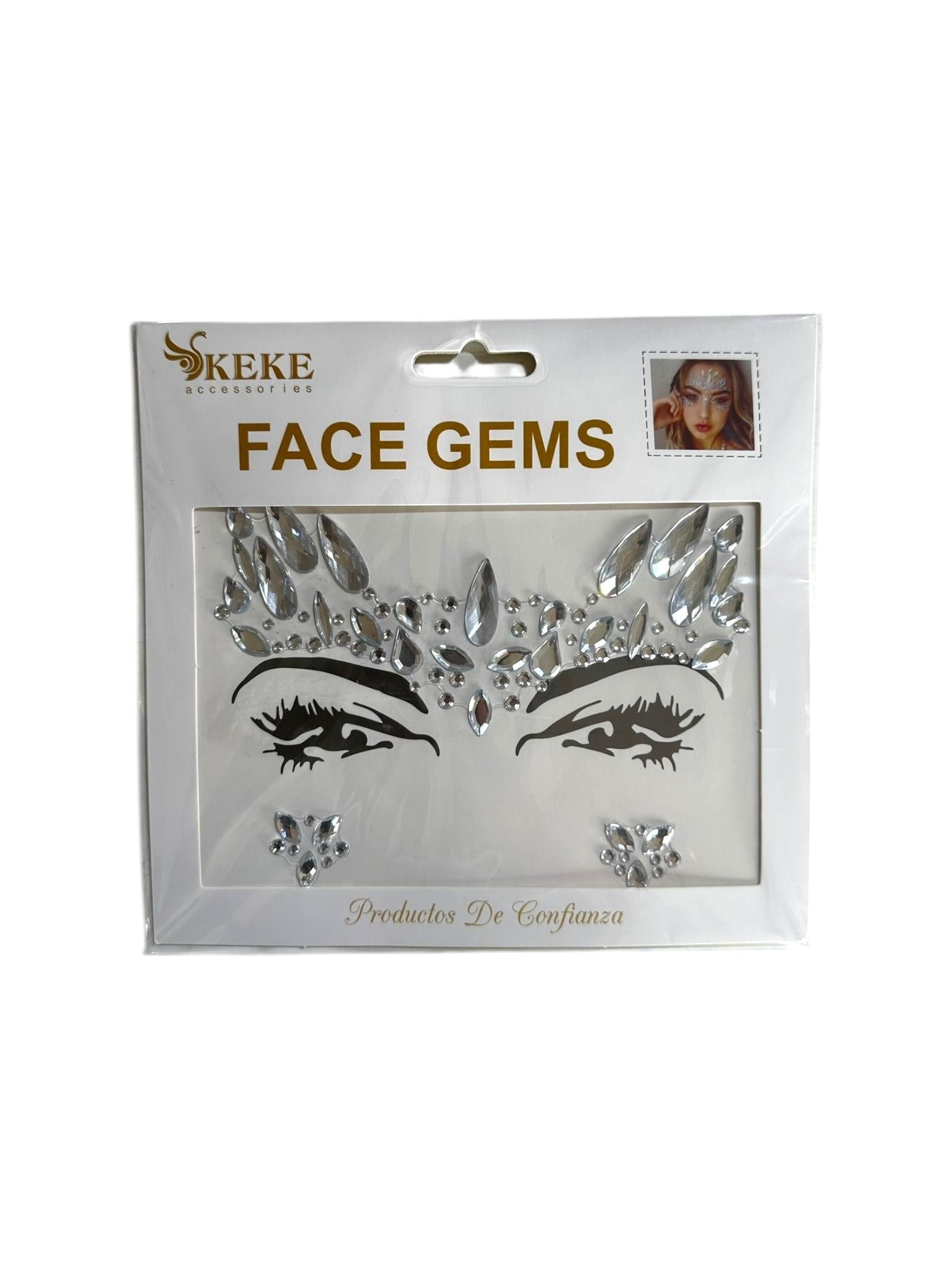 Sticker Gemas para Rostro