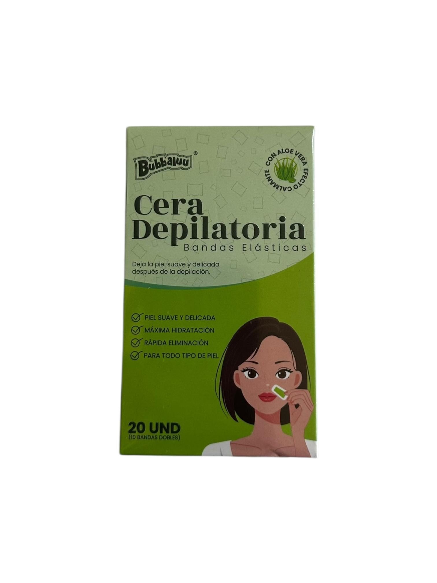 Banda Elásticas Depilatorias de Cera 20un Bubbaluu