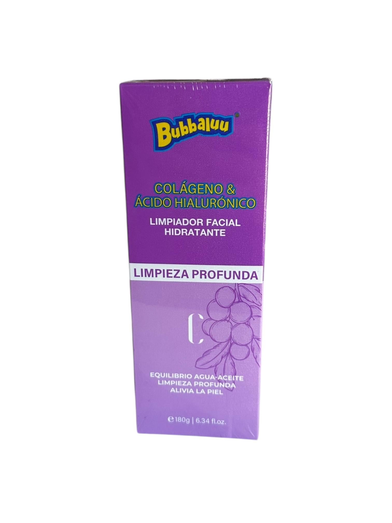 Limpiador Facial Hidratante 180gr Bubbaluu