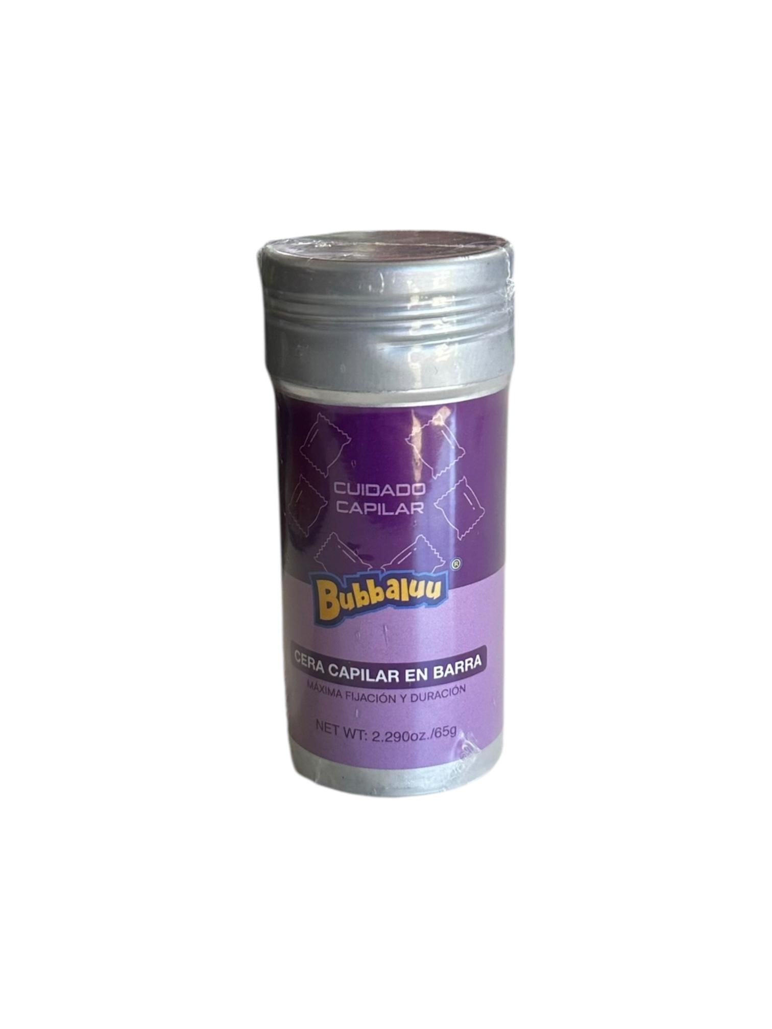 Barra De Cera Fijadora Para Cabello Uva 65gr Bubbaluu
