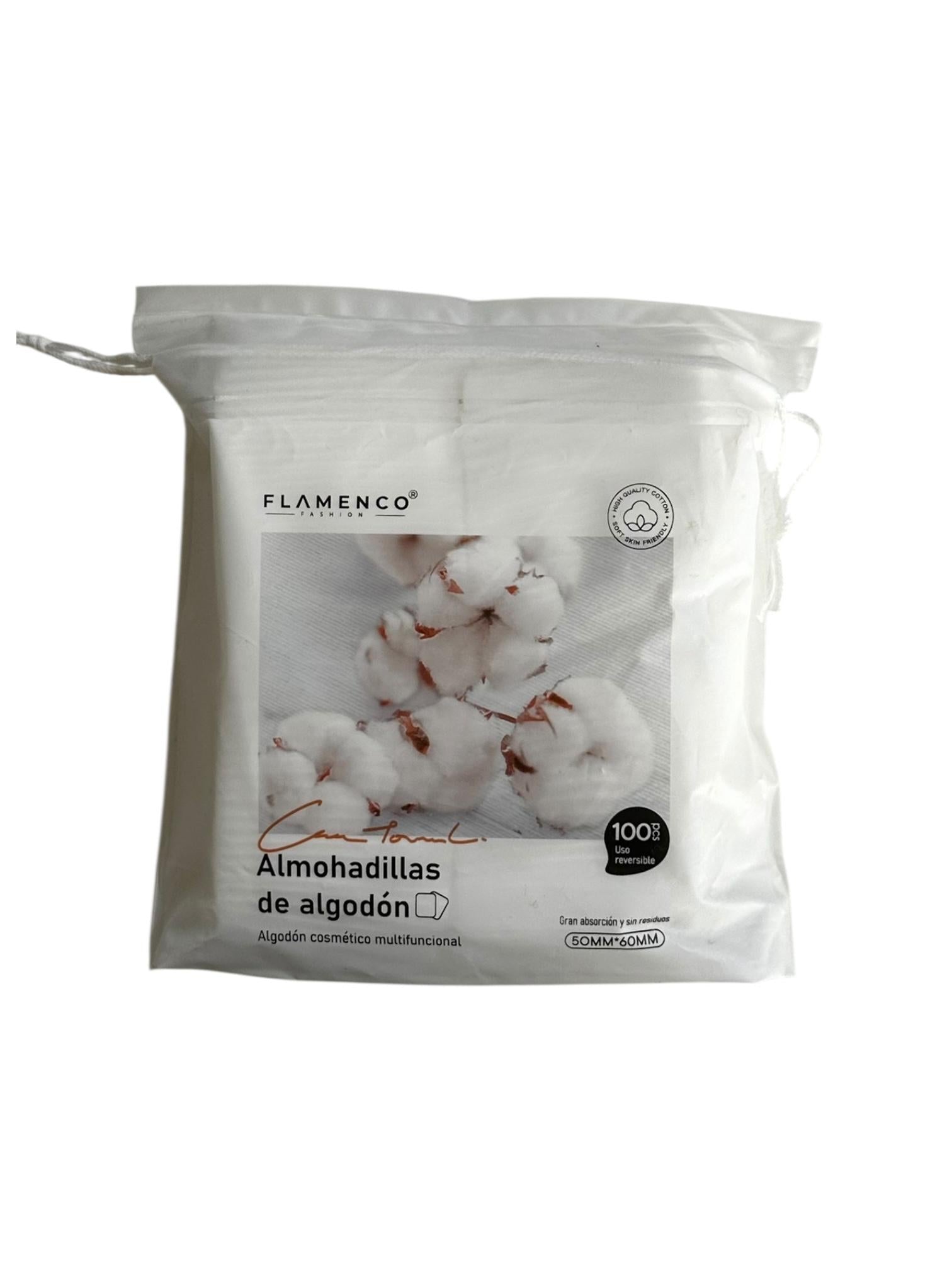 Almohadillas de Algodón 100ud Flamenco