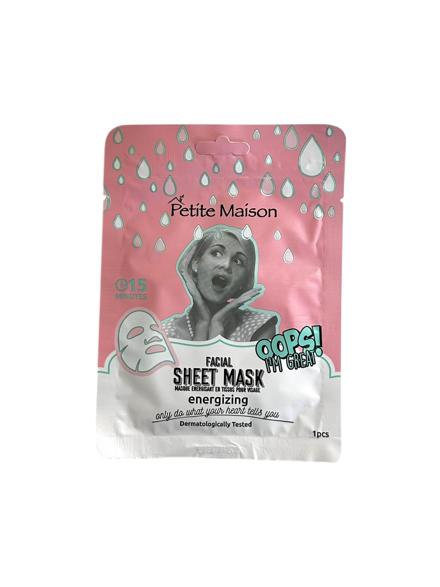 Mascarilla Facial Energizing 25ml Petite Maison