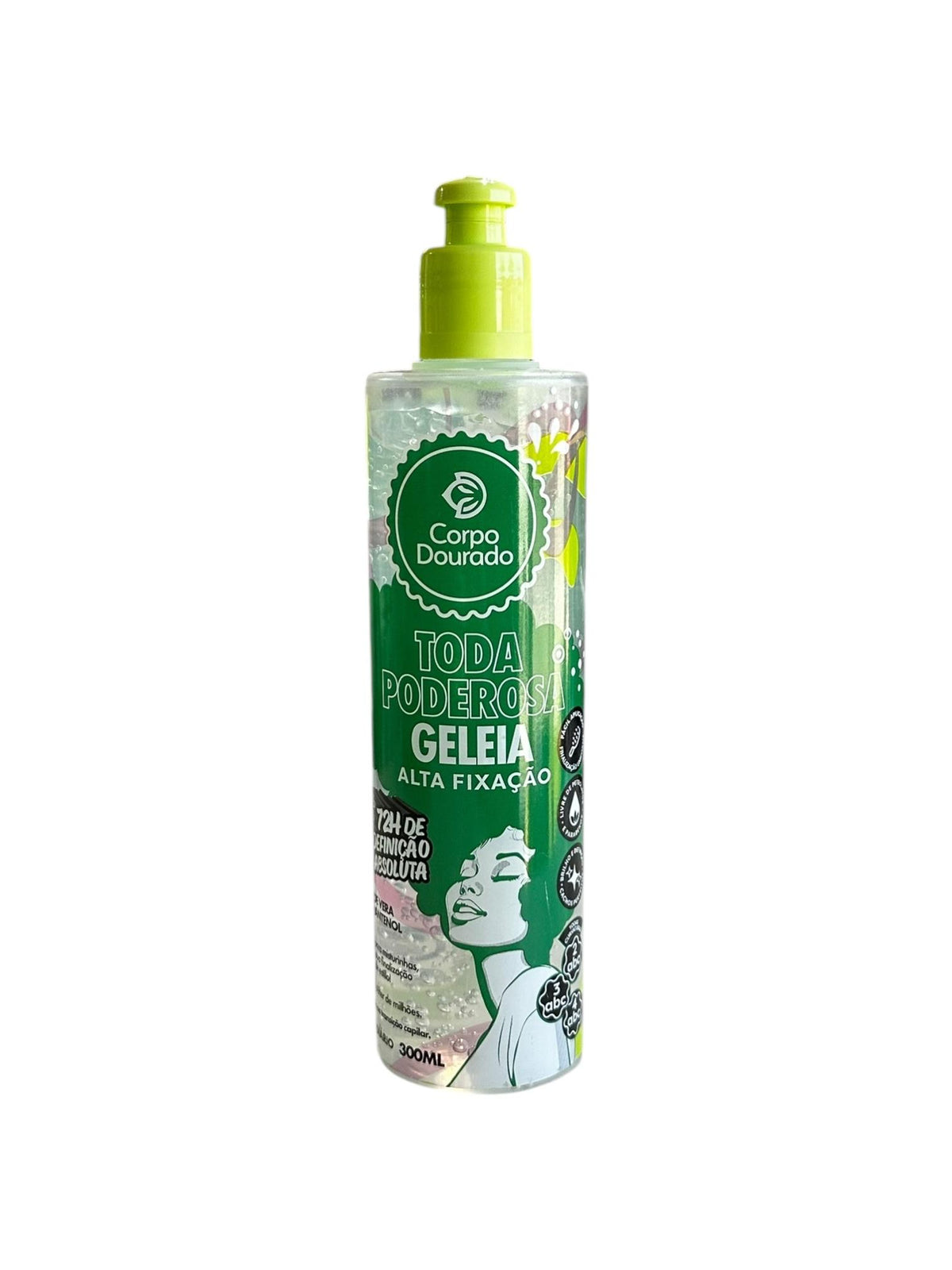 Gel de Cabello Toda Poderosa 300ml Corpo Dourado