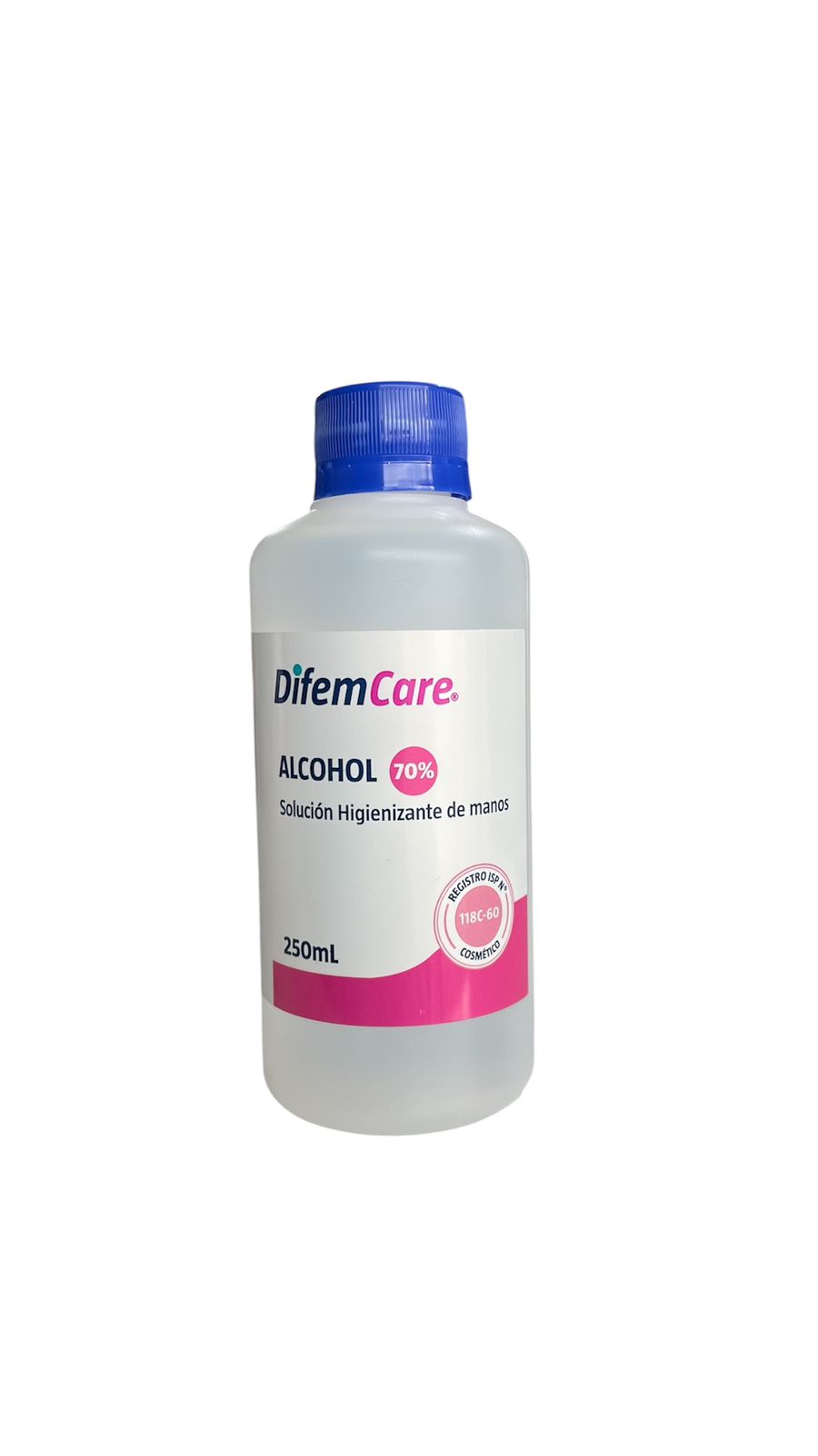 Alcohol Solución Higienizante De Manos 70% 250 ML Difem
