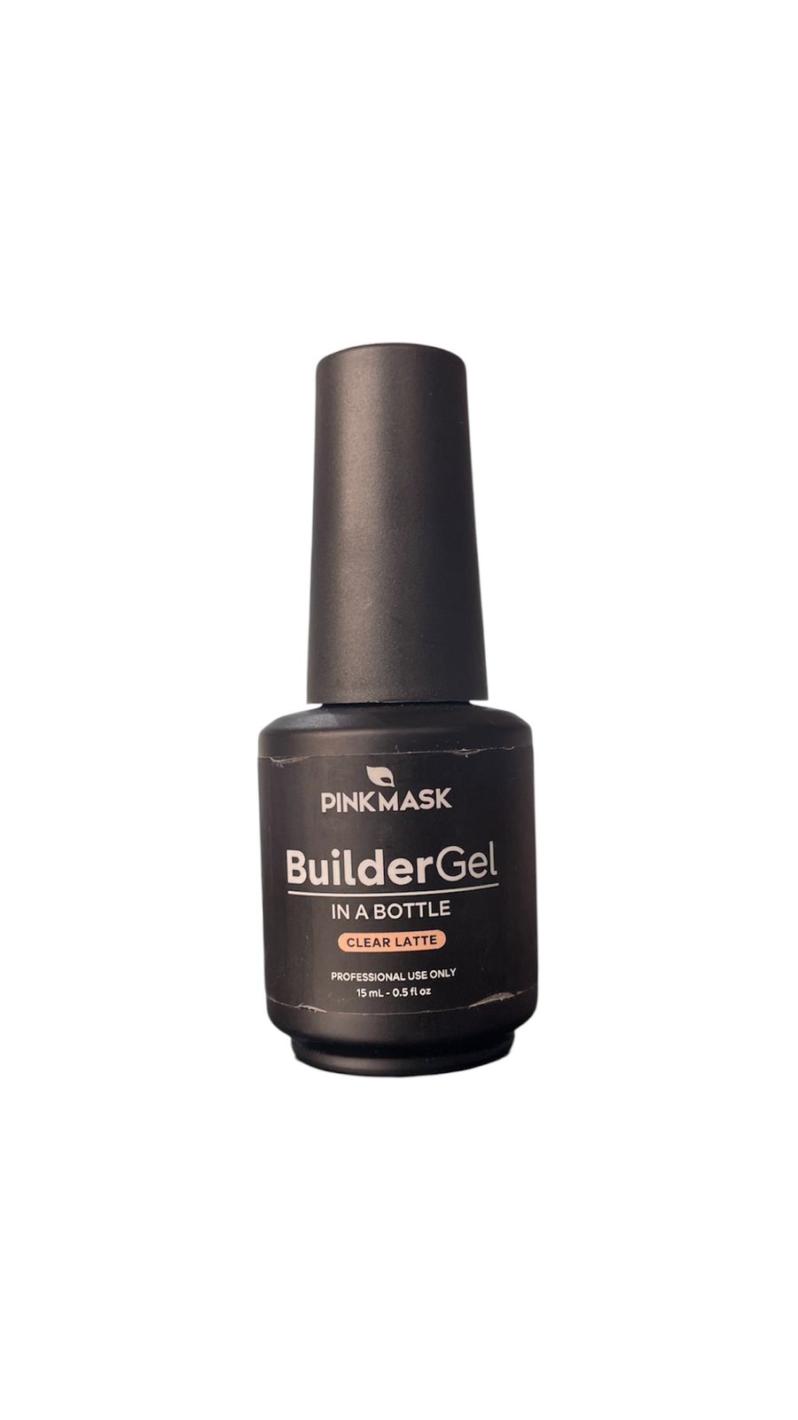 Builder Gel Botella Clear Latte 15ml Pink Mask