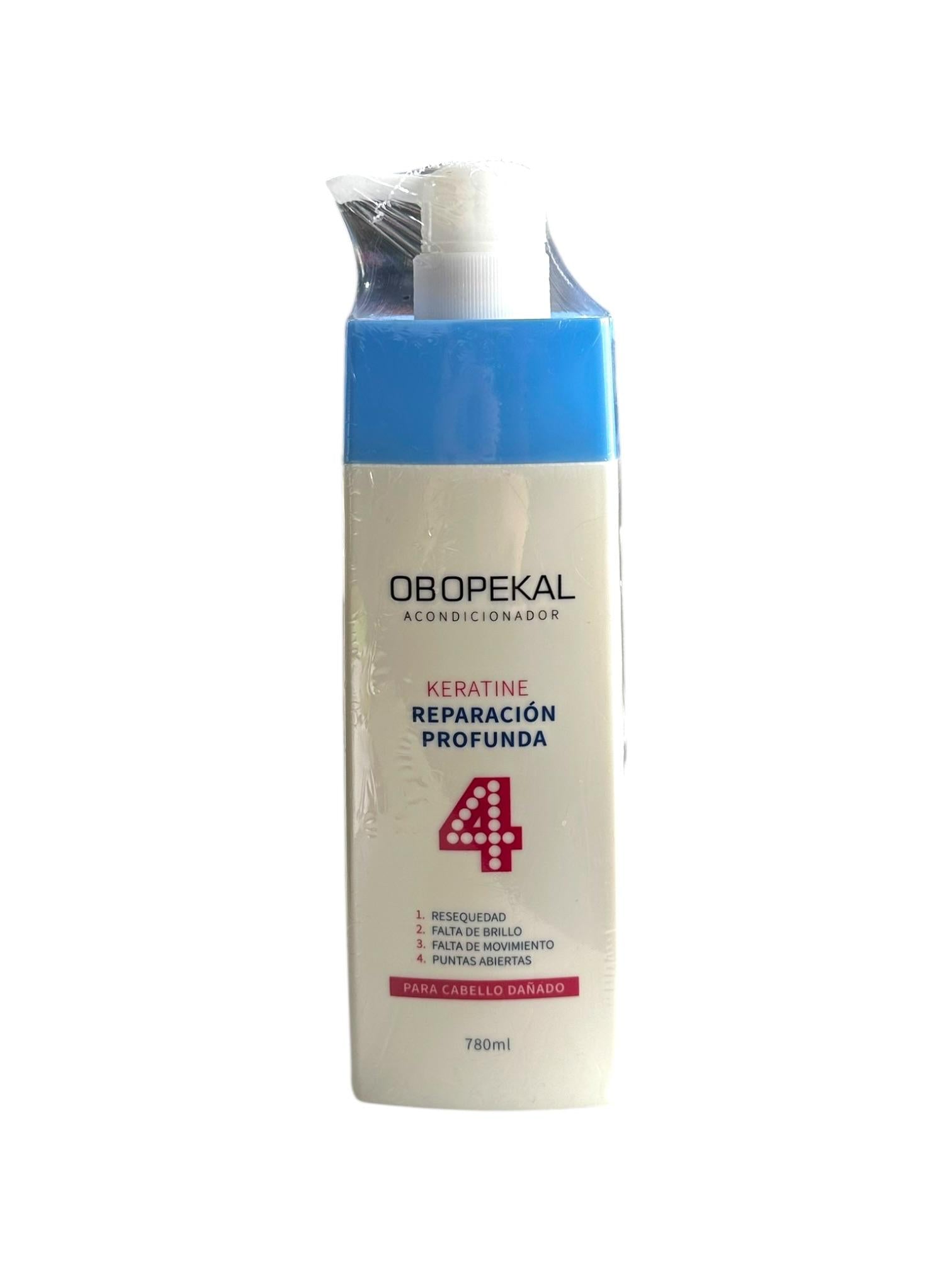 Acondicionador Total 4 Reparación Profunda 780ml Obopekal