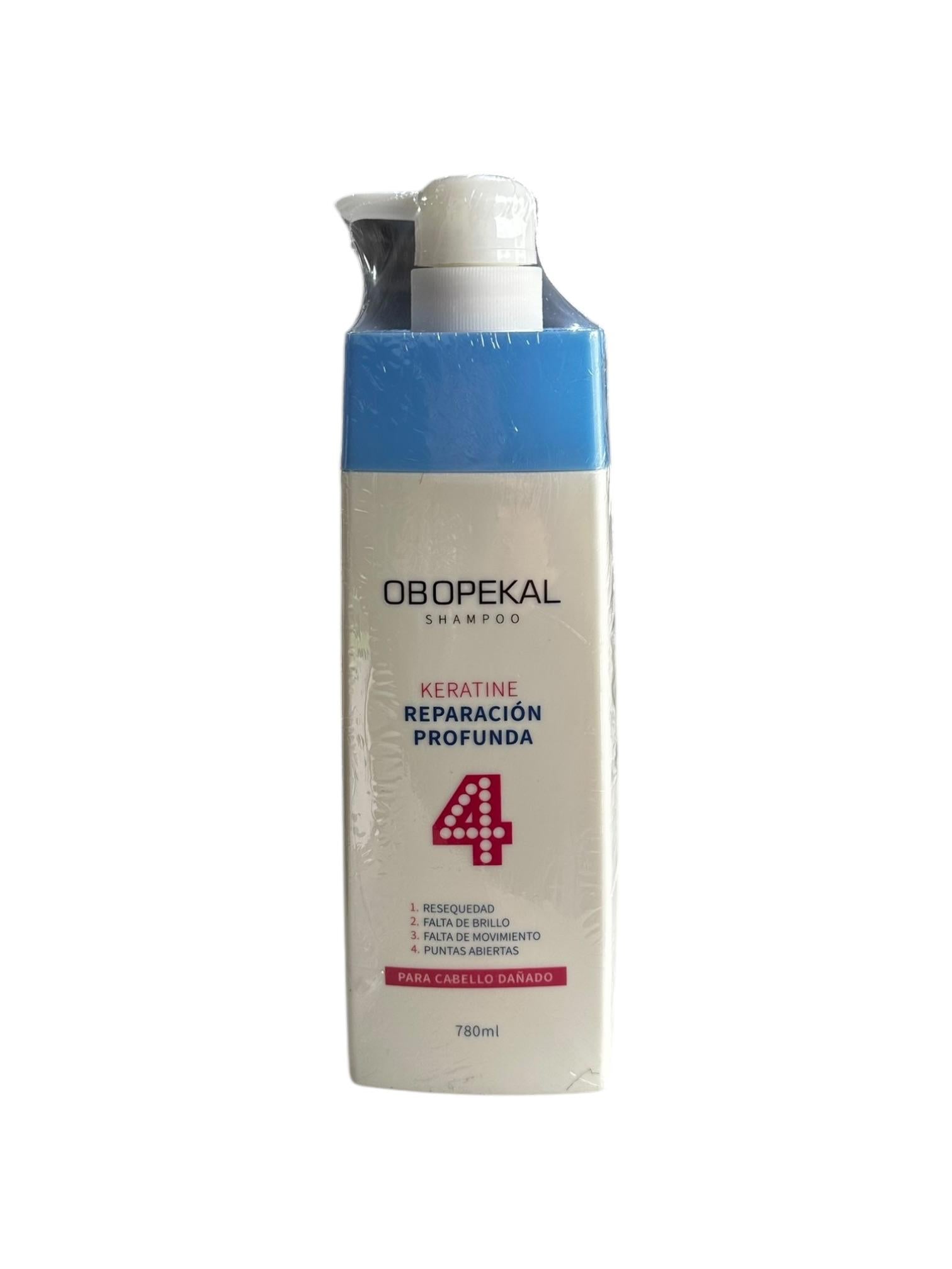 Shampoo Total 4 Reparación Profunda 780ml Obopekal