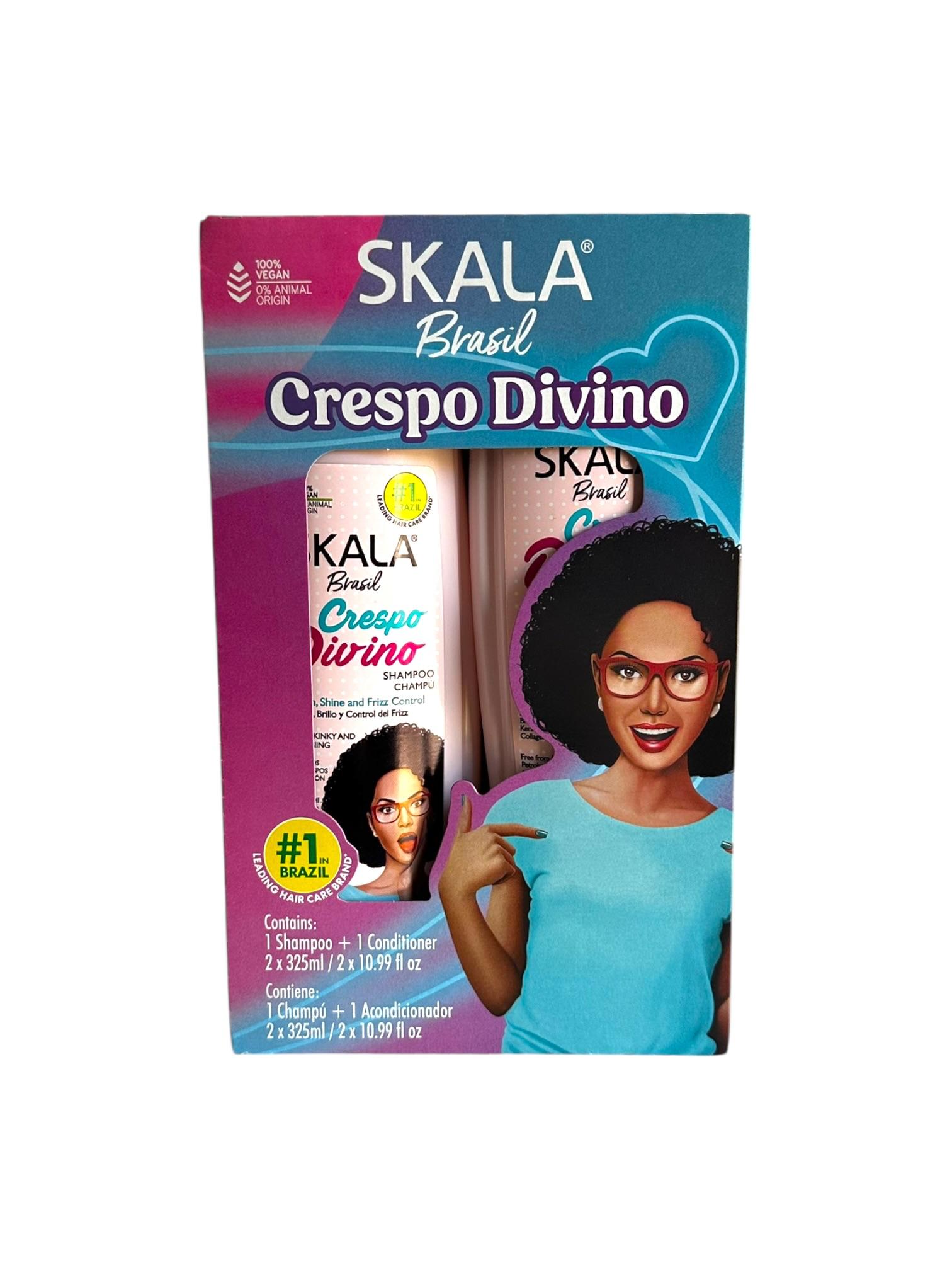 Kit Shampoo y acondicionar Crespo Divino 650ml Skala