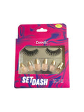 Set De Uñas y Pestañas Postizas MB29 Dans