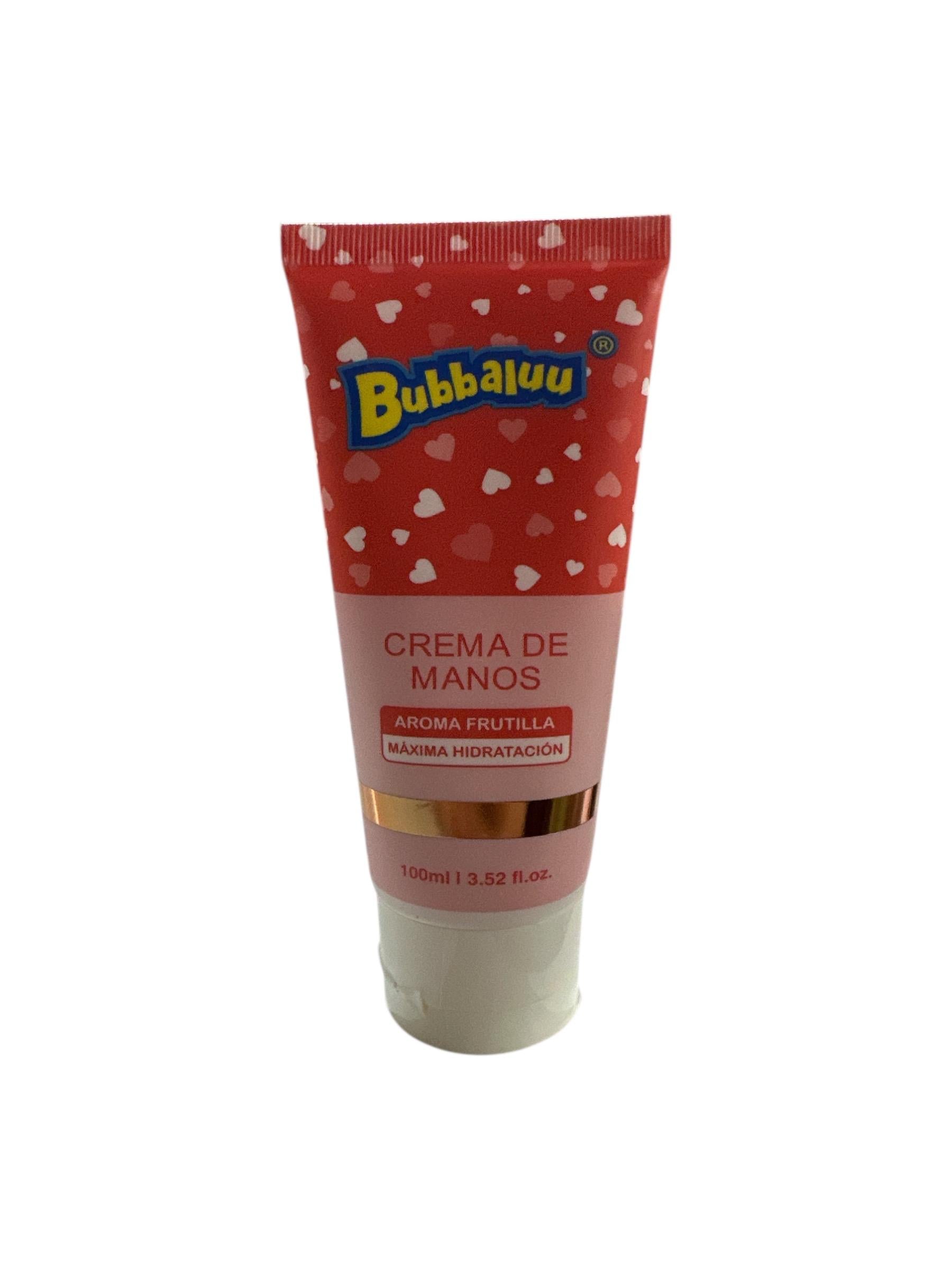 Crema de Manos Frutilla 100gr Bubbaluu