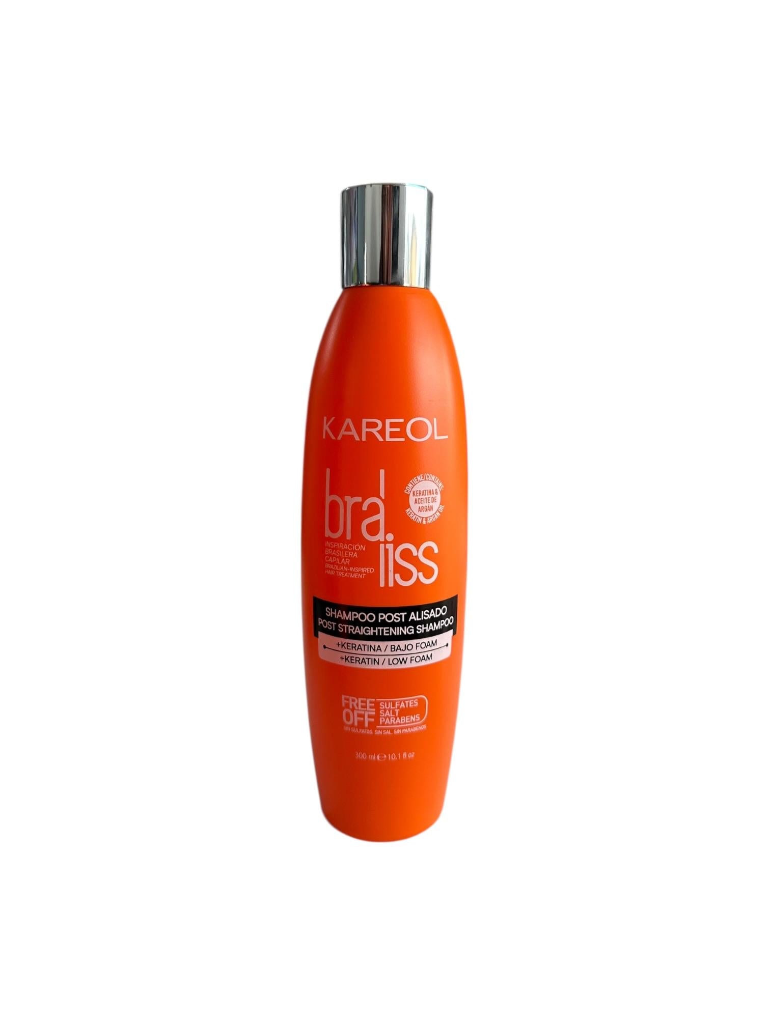 Shampoo Post Alisado Kareol Braliss 300ml