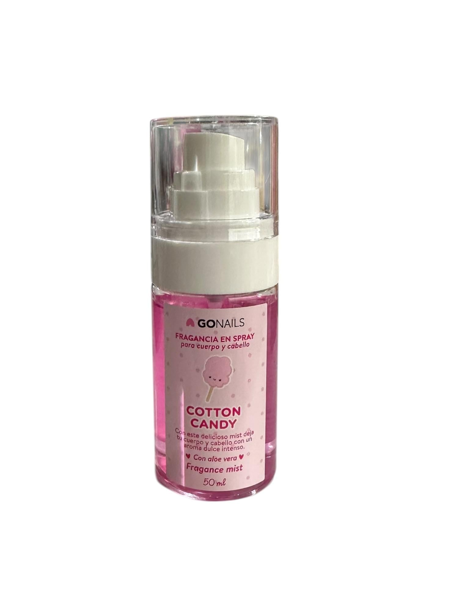 Fragancia Corporal Cotton Candy 50ml Go Nails