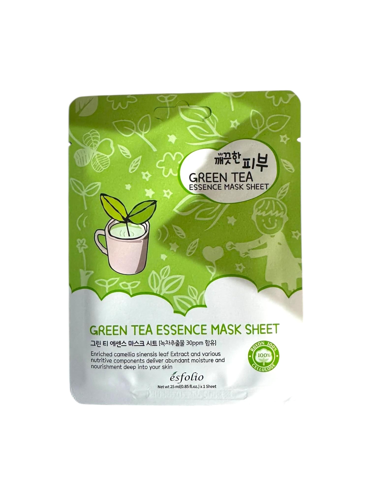 Mascara Facial Té Verde Esfolío