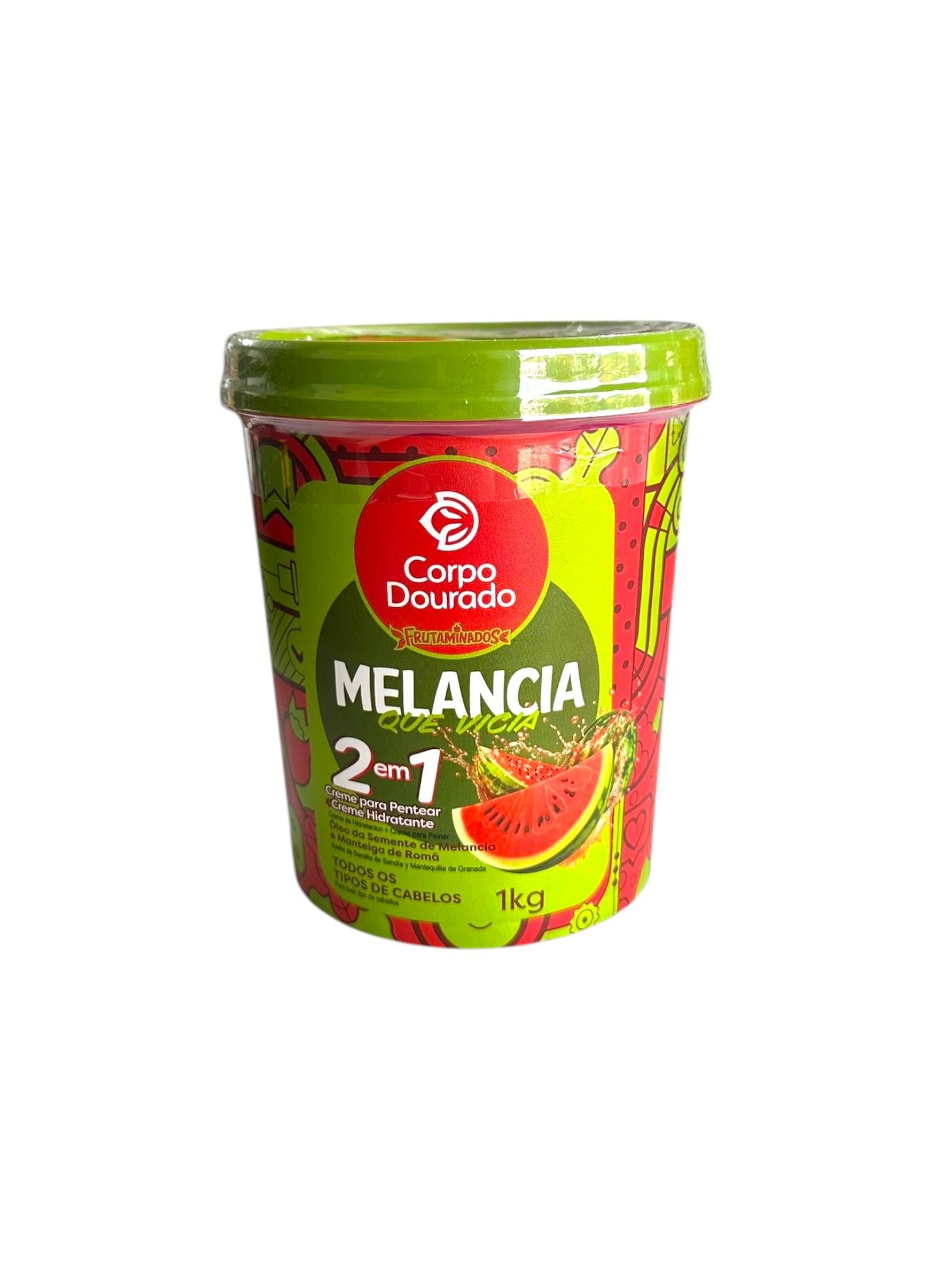 Crema Capilar Sandia Adictiva 1Kl Corpo Dourado