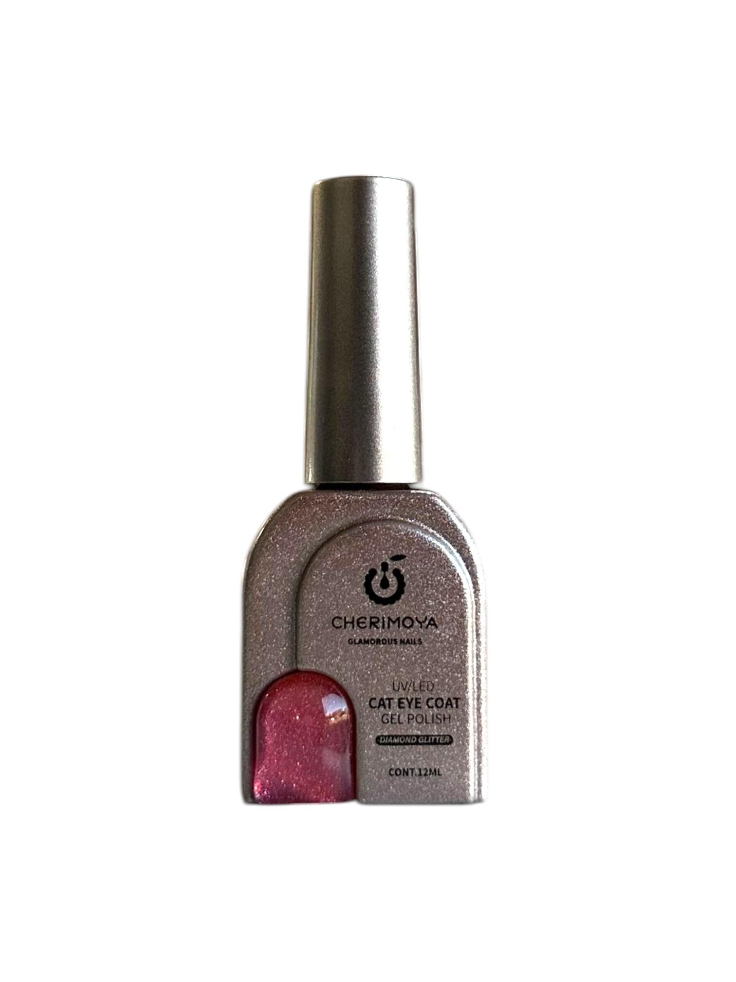 Esmalte Ojo De Gato Diamond Glitter 006 12ml Cherimoya