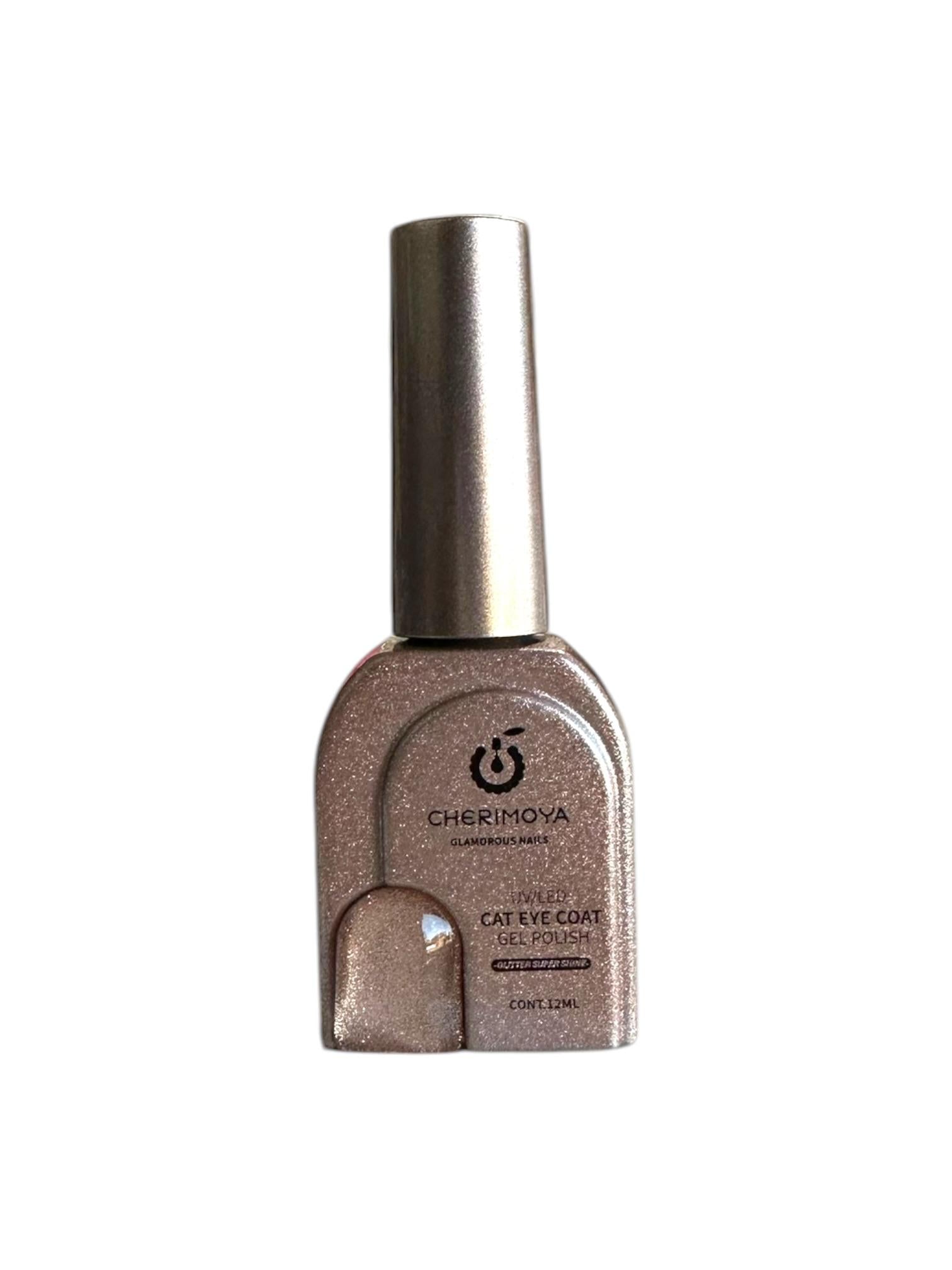 Esmalte Ojo De Gato Glitter Super Shine 005 12ml Cherimoya