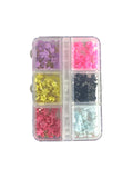 Set de flores 3D 6 colores