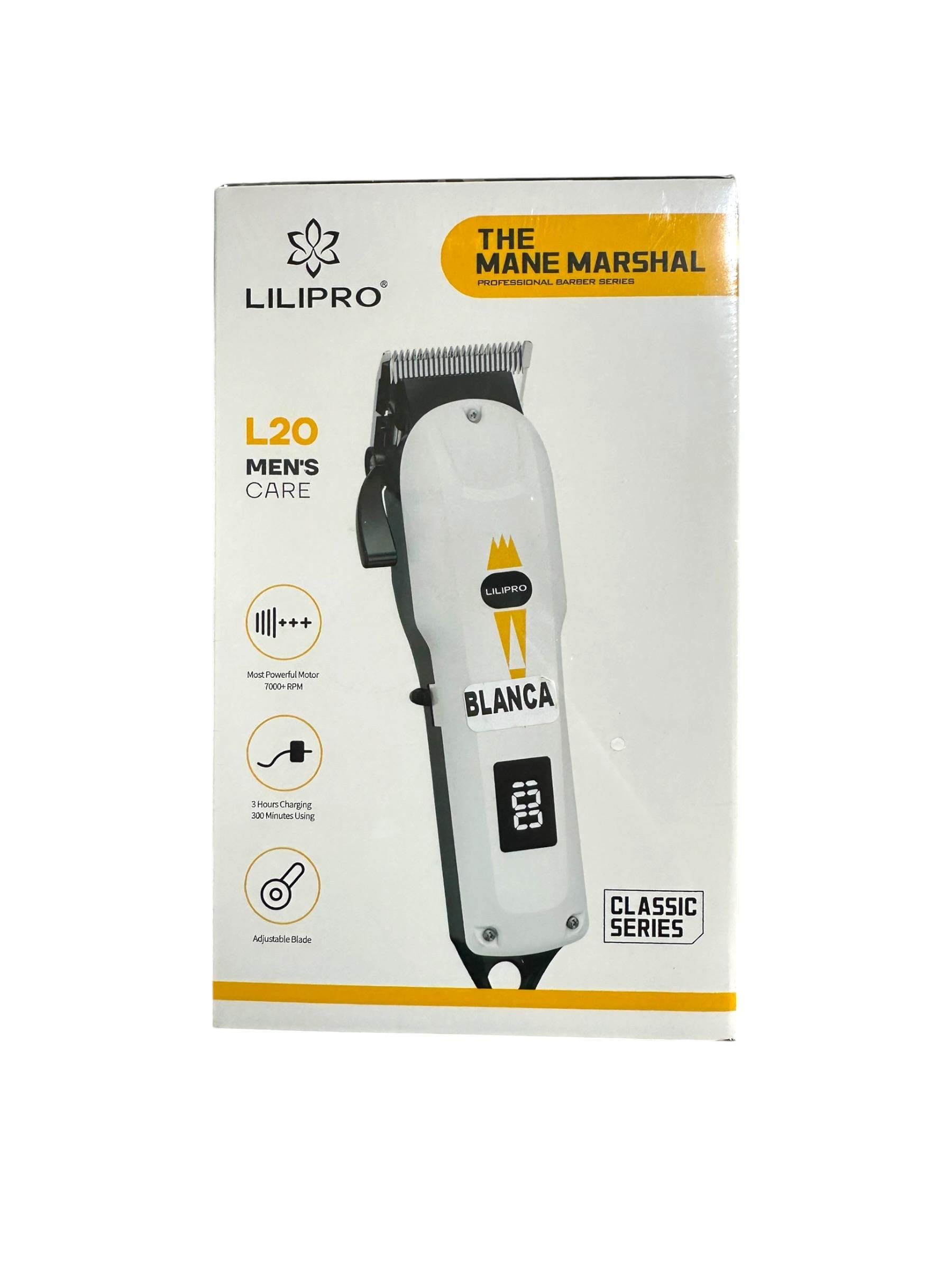 Maquina Cortar Pelo LiliPro L20 7000rpm Blanca