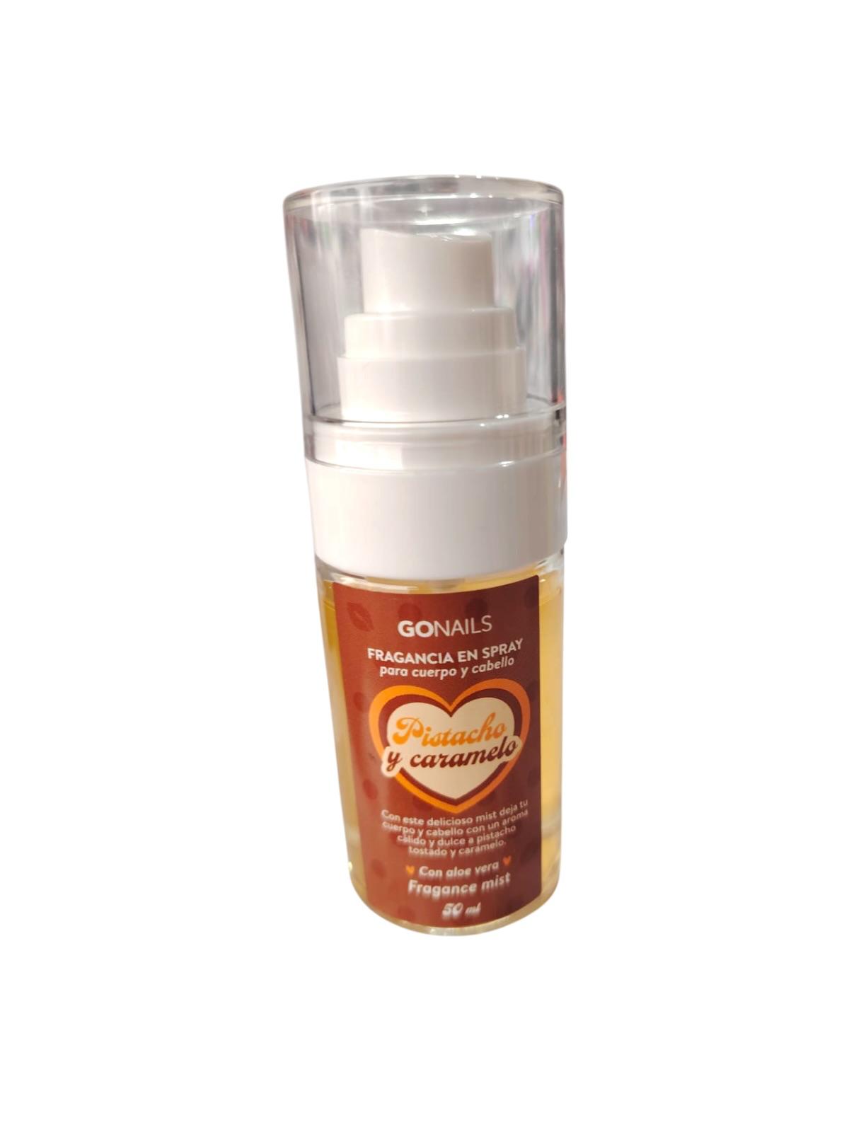 Fragancia Corporal Pistacho Caramelo 50ml Go Nails