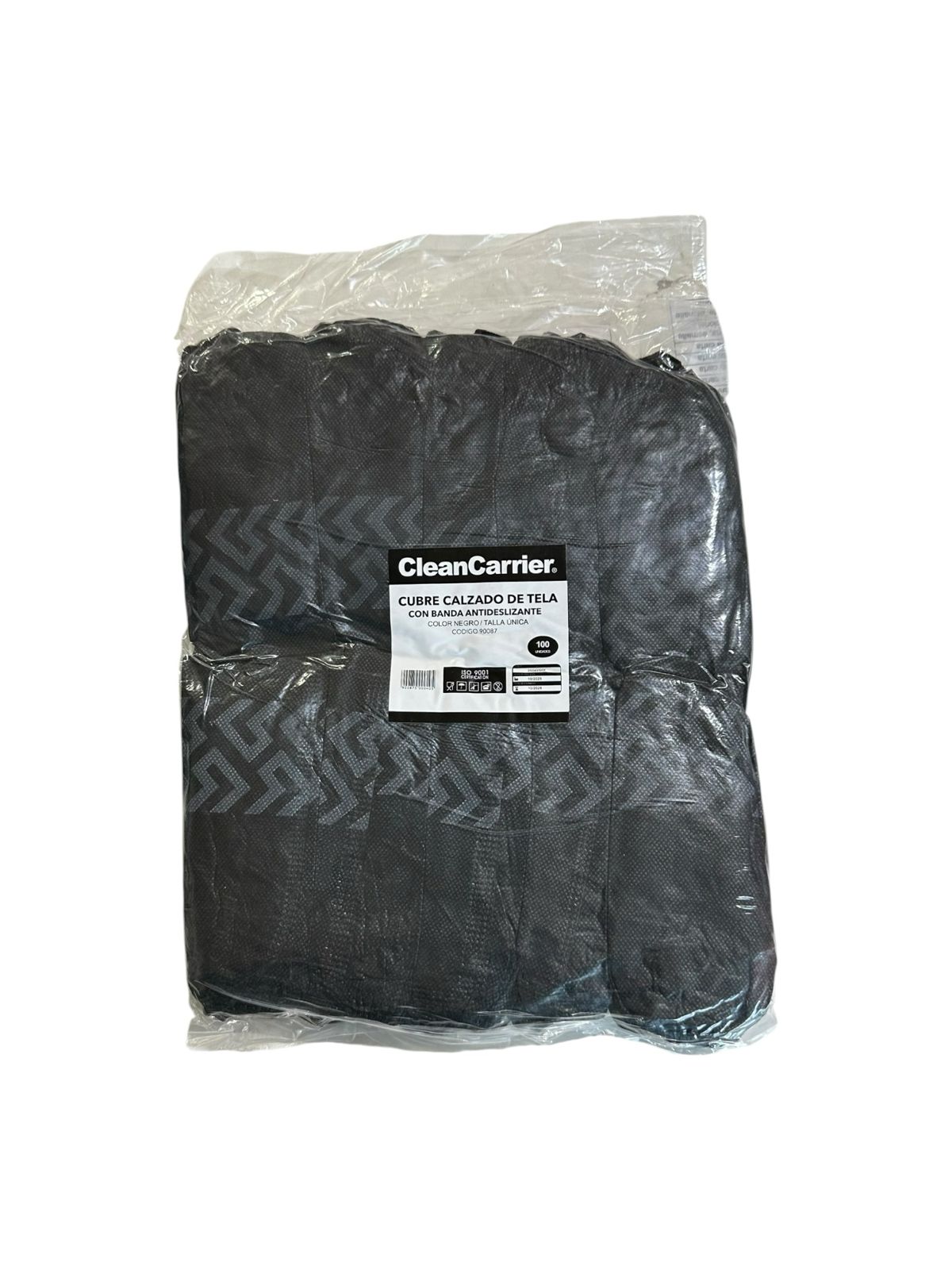 Cubre Calzado de Tela Desechable Negro 100ud