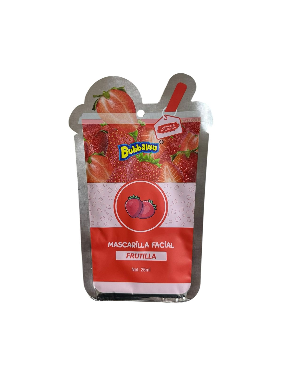 Mascarilla Facial Frutas Skin Care Frutilla Bubbaluu
