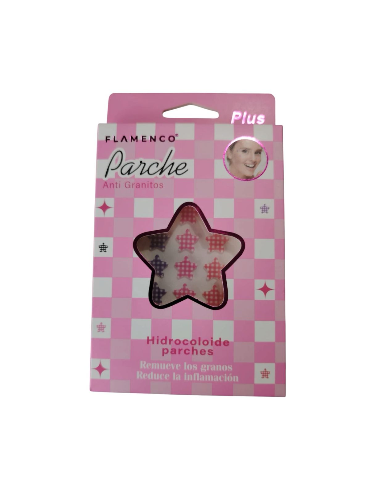 Parche de Estrella Anti Granitos Hidrocoloide 48ud Flamenco
