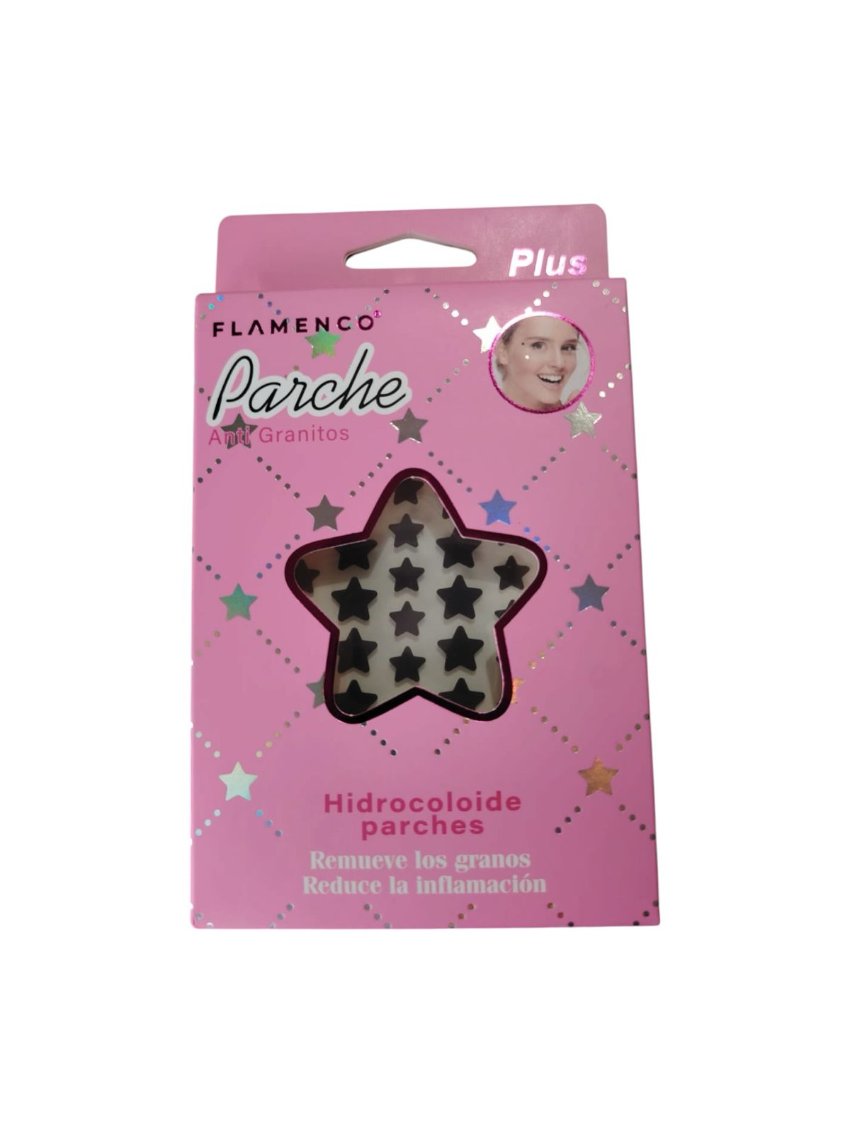 Parche de Estrella Anti Granitos Hidrocoloide 86ud Flamenco