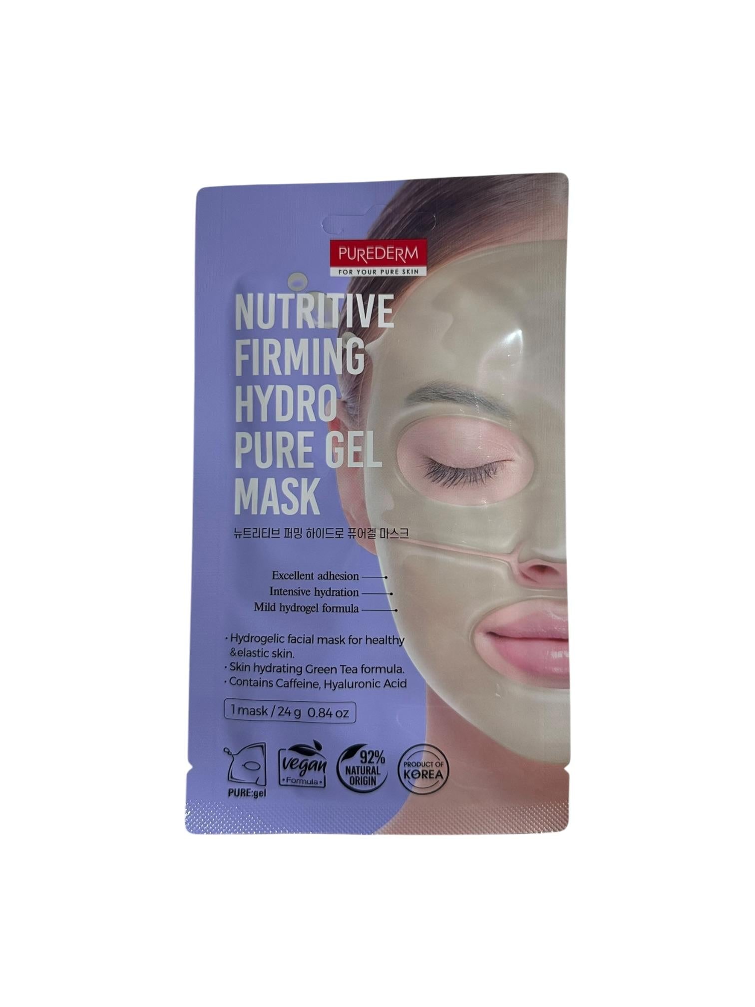 Mascarilla Nutritiva y Reafirmante Hidrogel 1ud  Purederm
