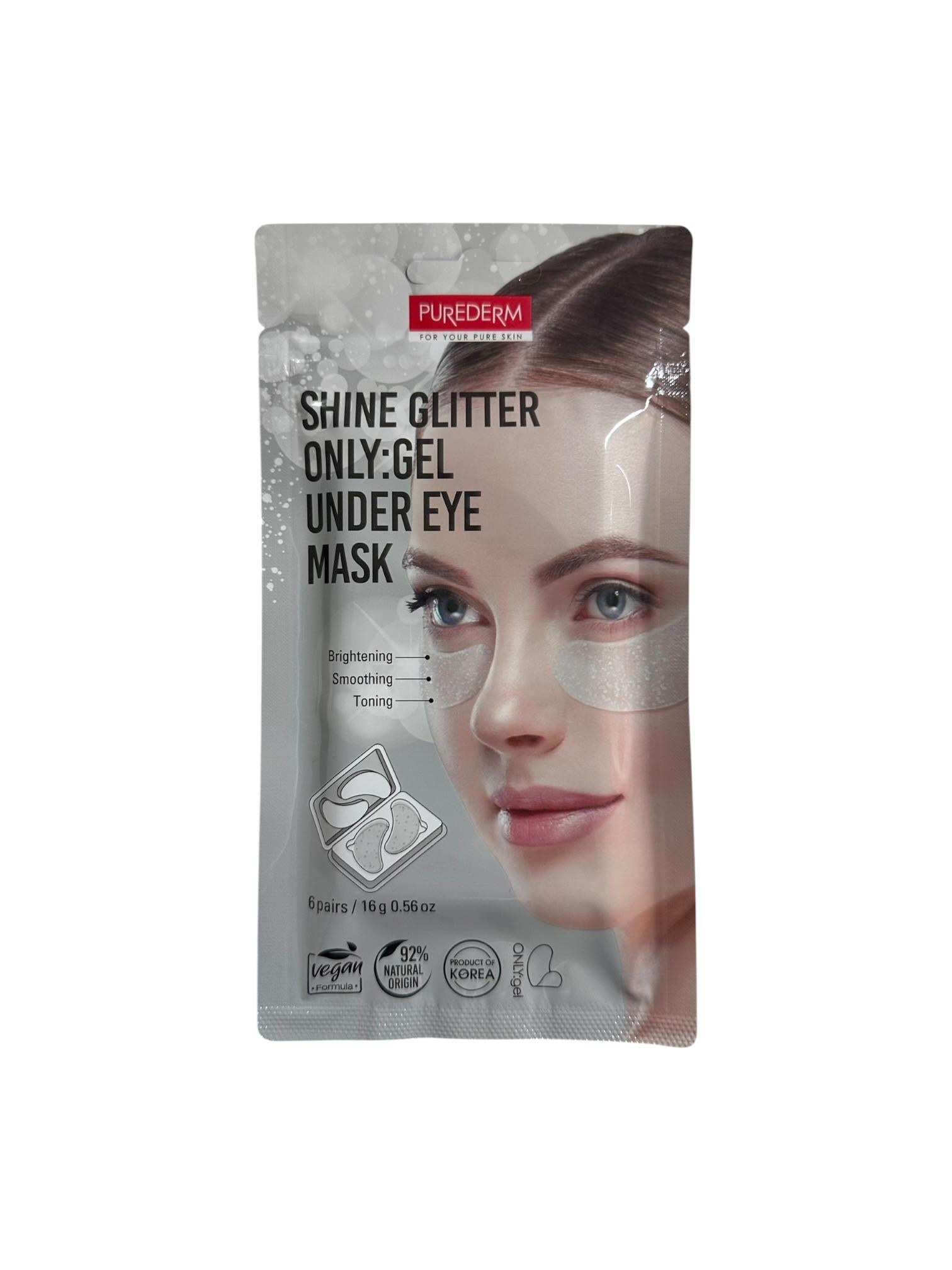 Parches de Ojos Shine Glitter 6 pares Purederm