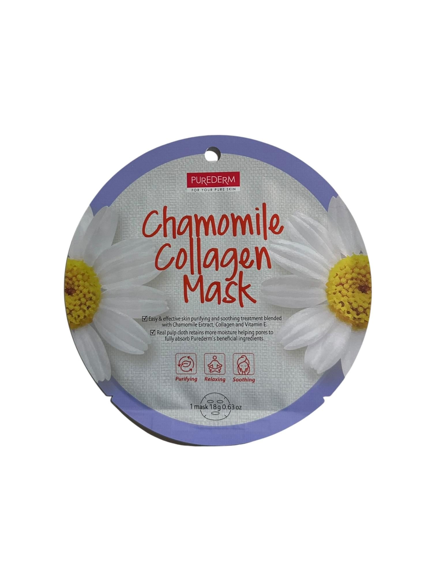 Mascarilla Colágeno Manzanilla 1ud  Purederm