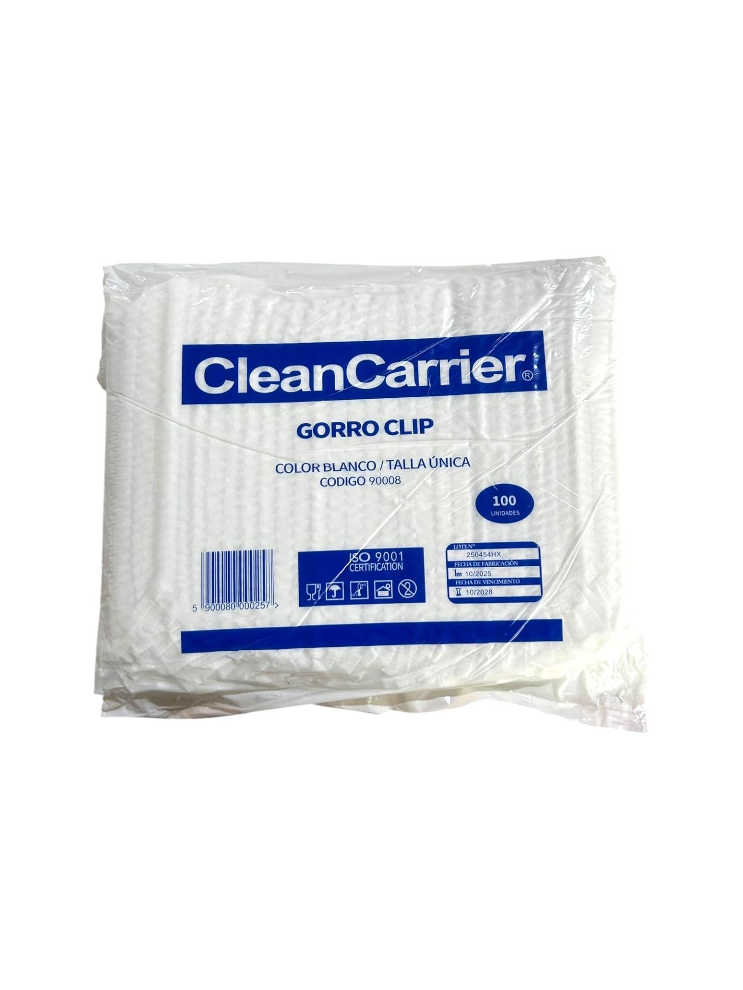 Cofias Blancas 100ud CleanCarrier