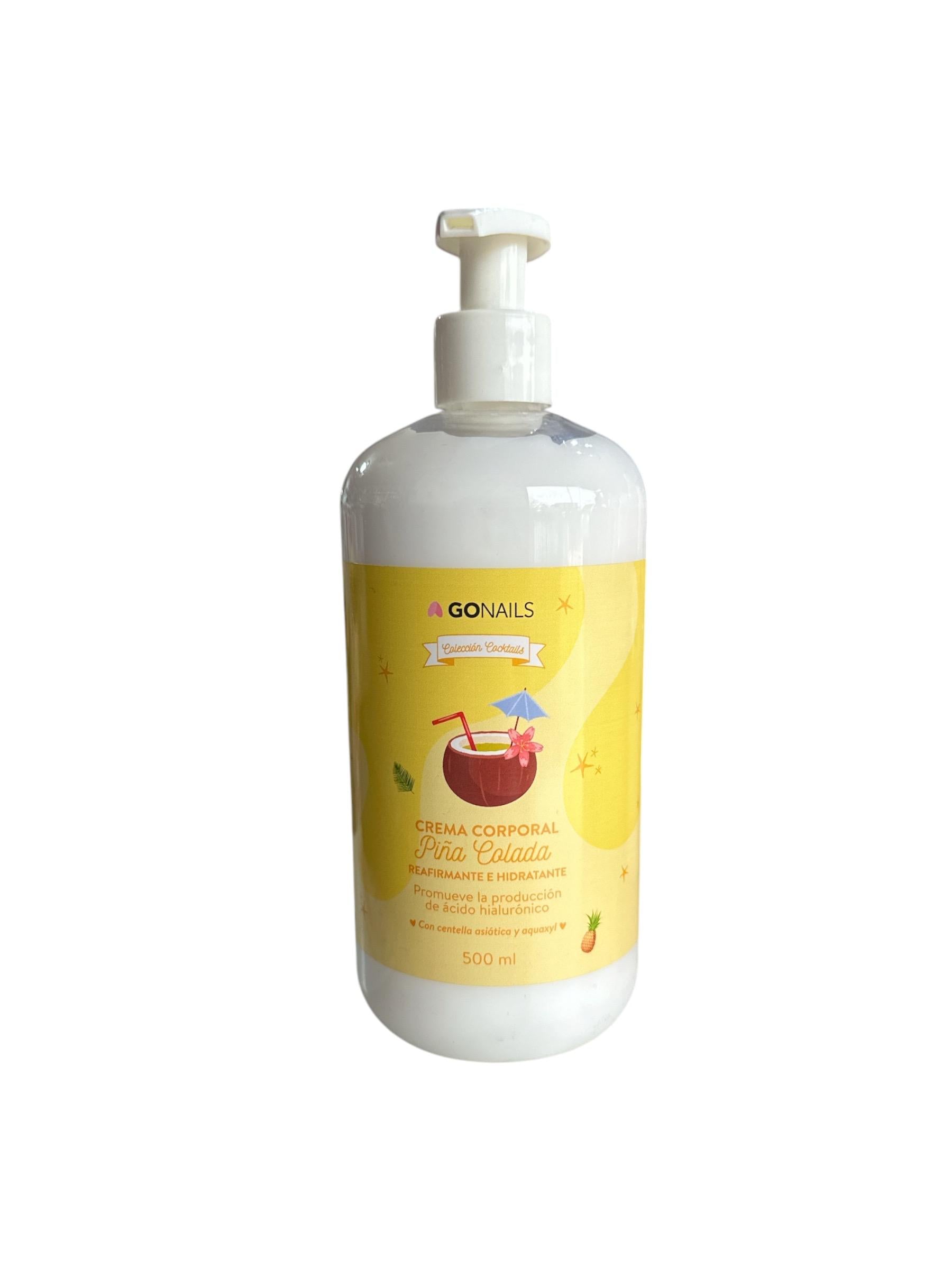 Crema Corporal Piña Colada 500ml Go Nails