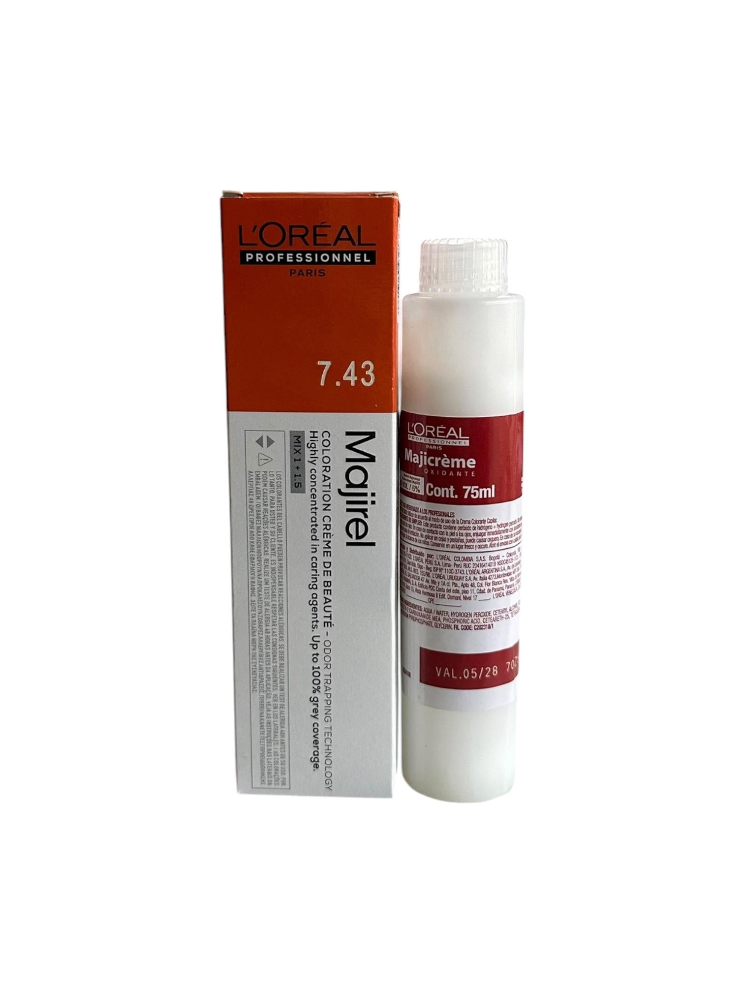 Tintura Cop 7.43 60ml R25 V522 LP Majirel