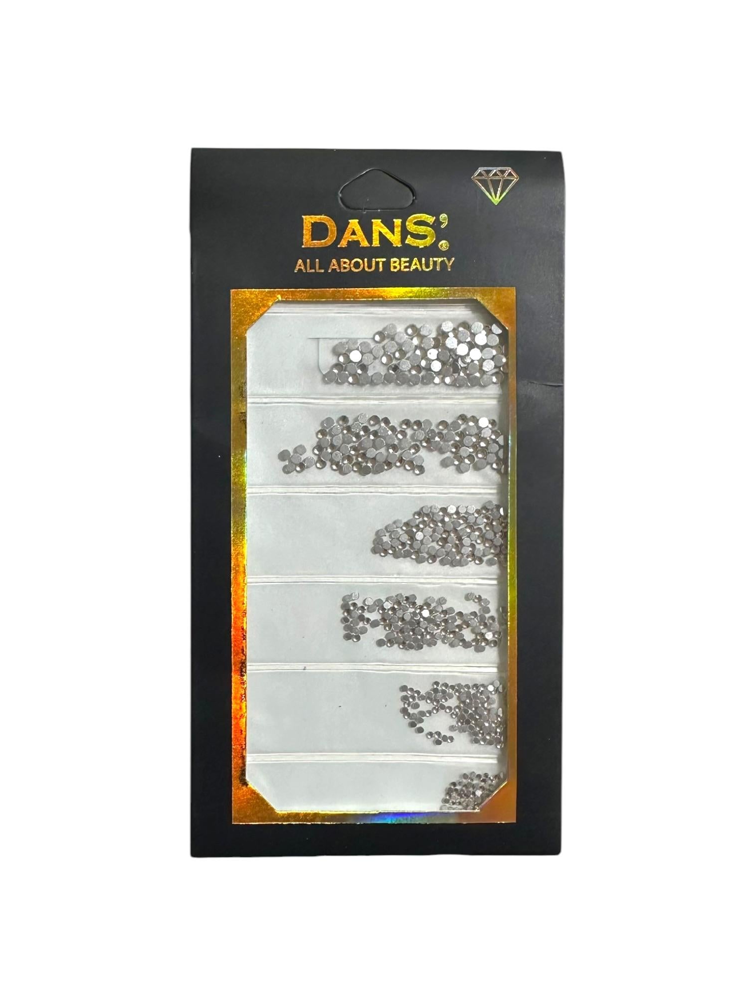 Cristales x6 plateado Dans