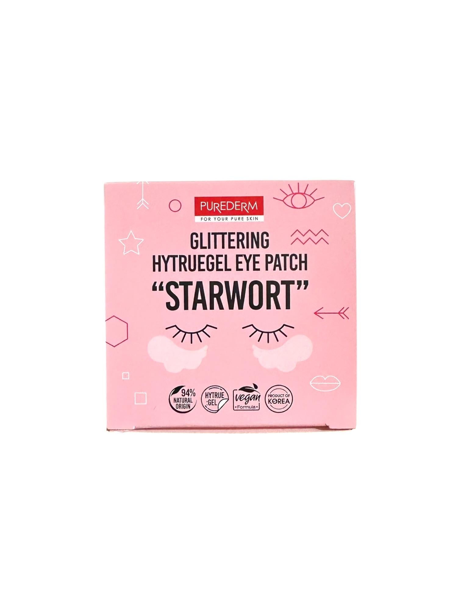 Parches Hidrogel Glitter para Ojeras de Cansancio 60u Purederm