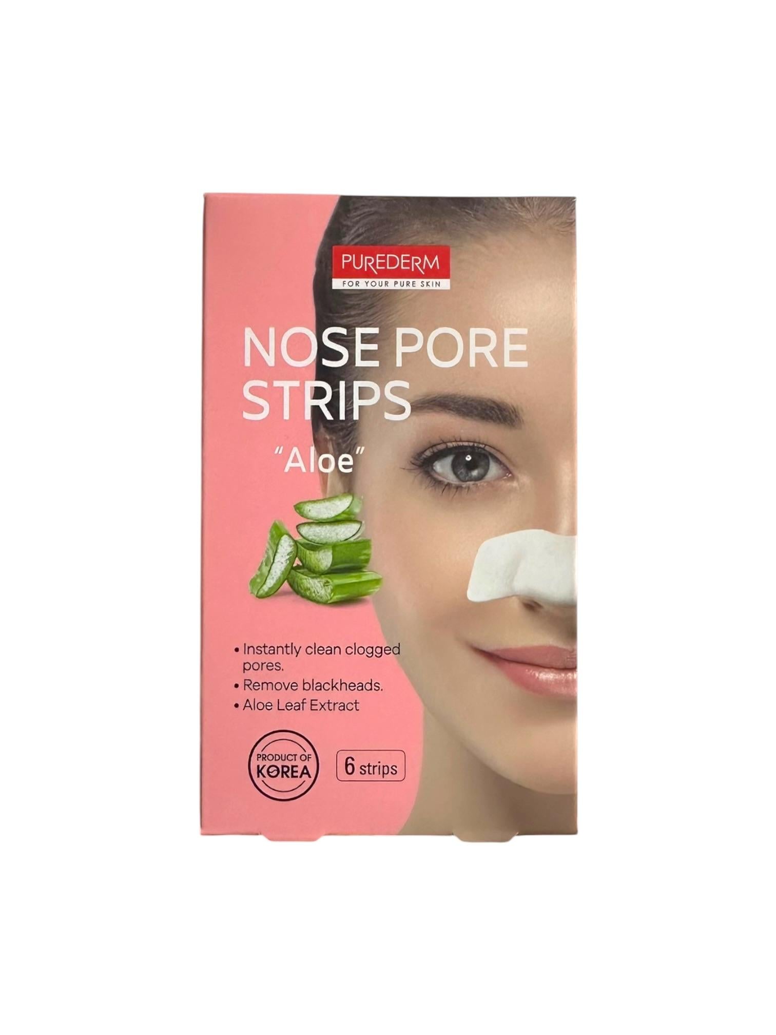 Bandas para Puntos Negros Aloe 6ud Purederm