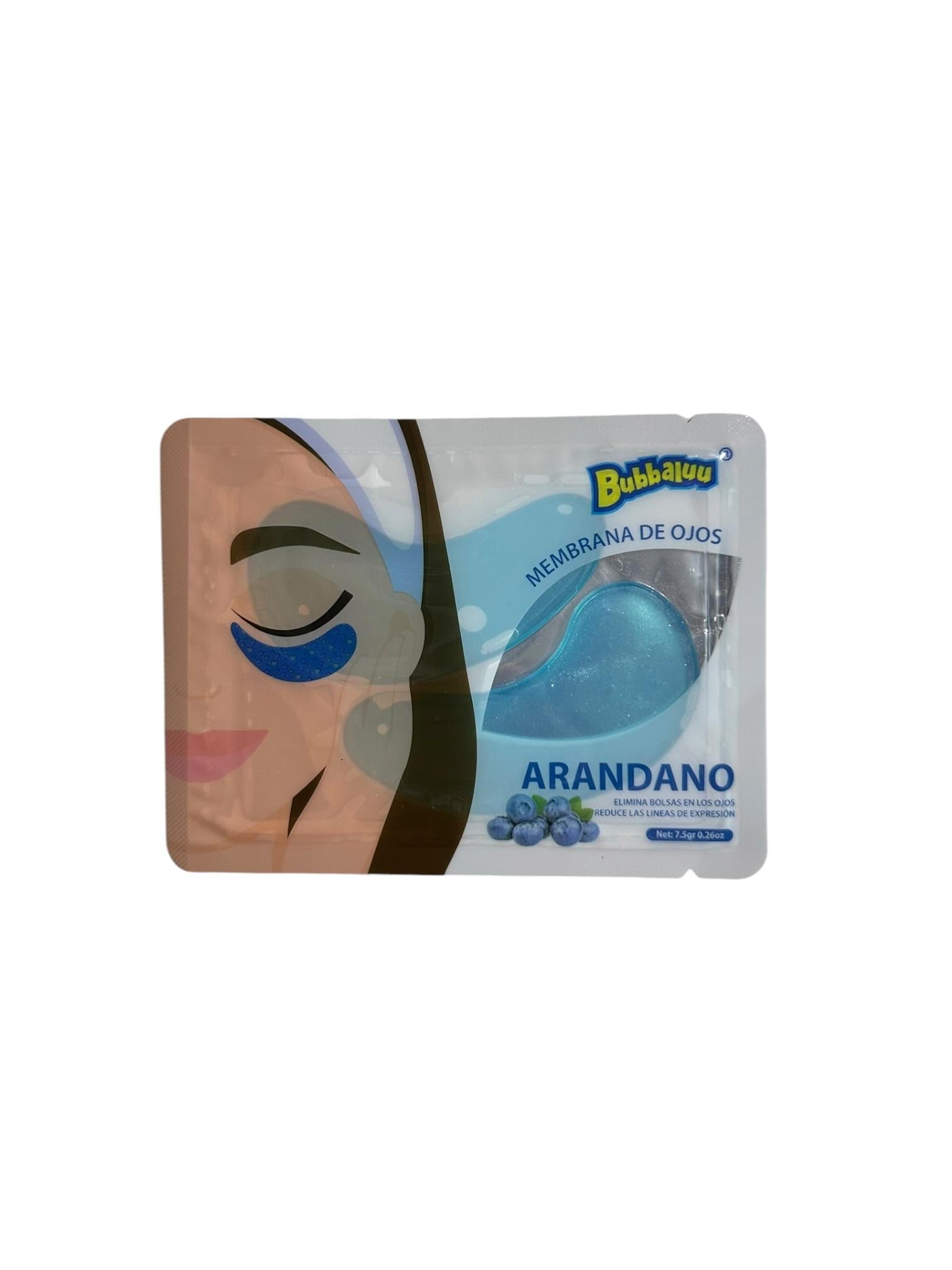 Máscara para Ojeras Hidratante Arándano 1 par Bubbaluu