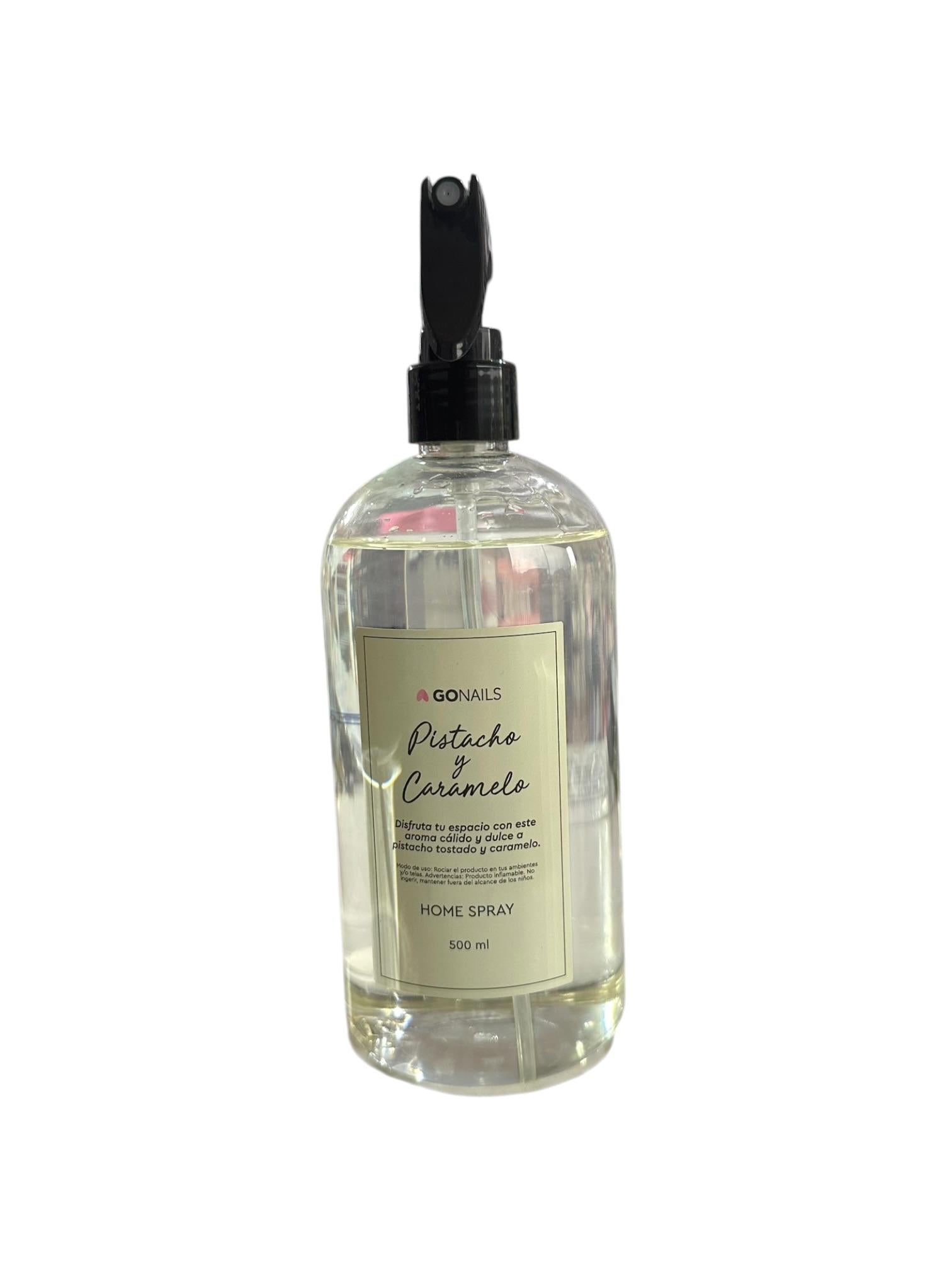 Difusor de Aroma En Spray Pistacho y Caramelo 500ml Go Nails