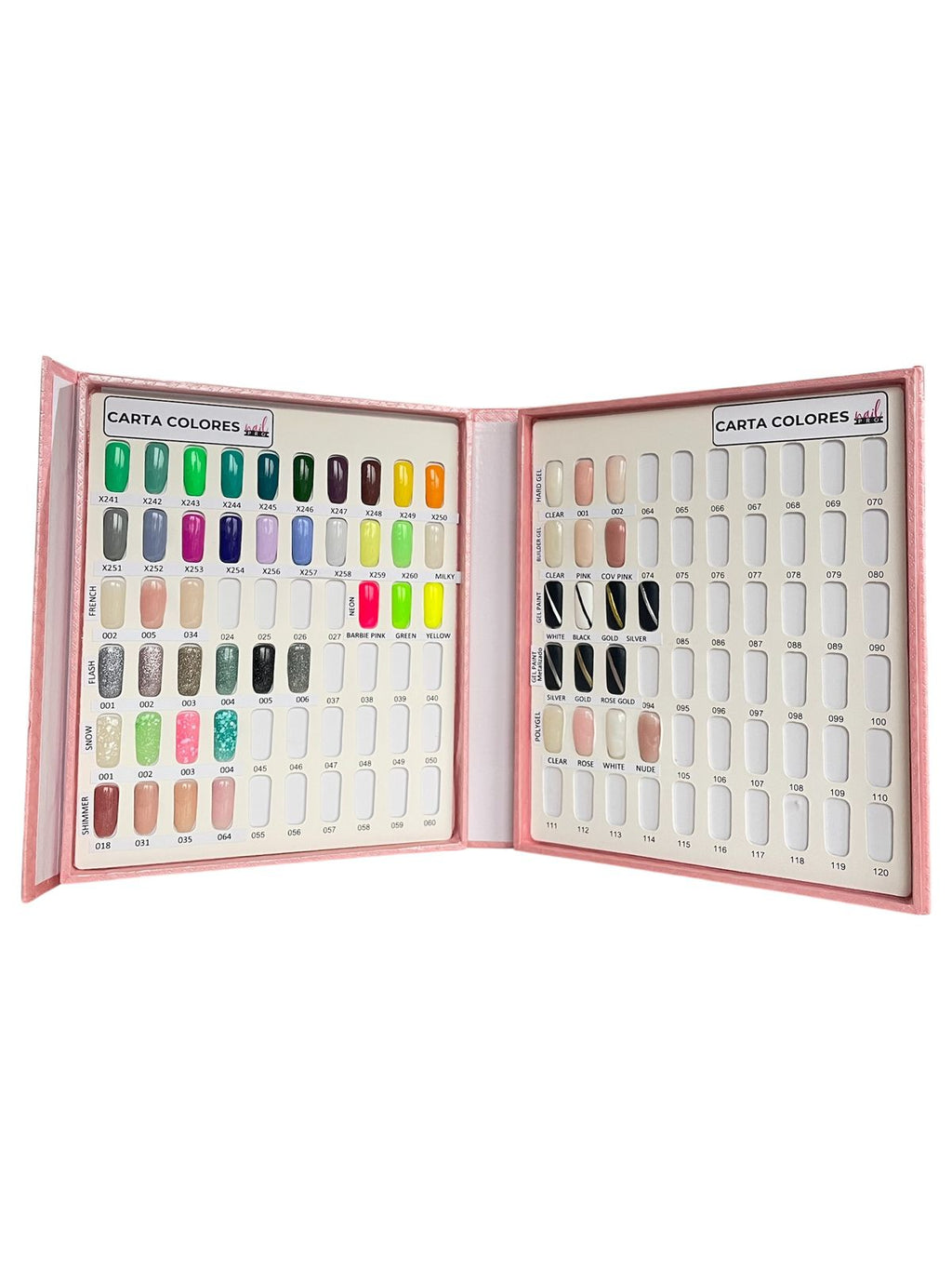 Carta De Colores Nail Pro