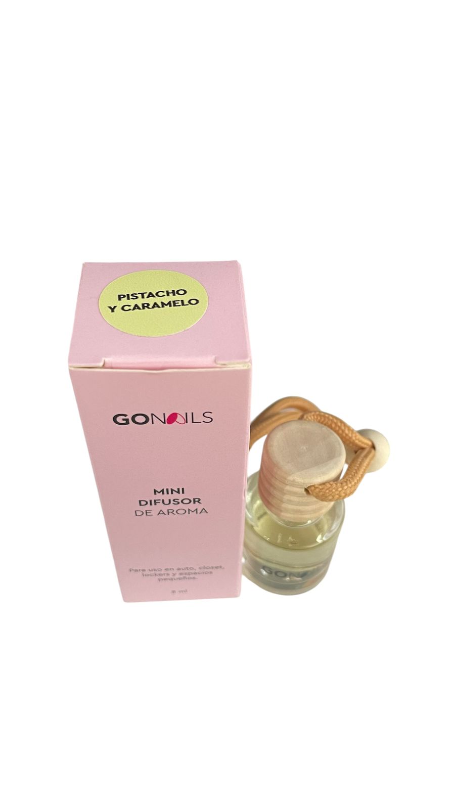 Mini Difusor Aroma Pistacho y Caramelo 8ml Go Nails