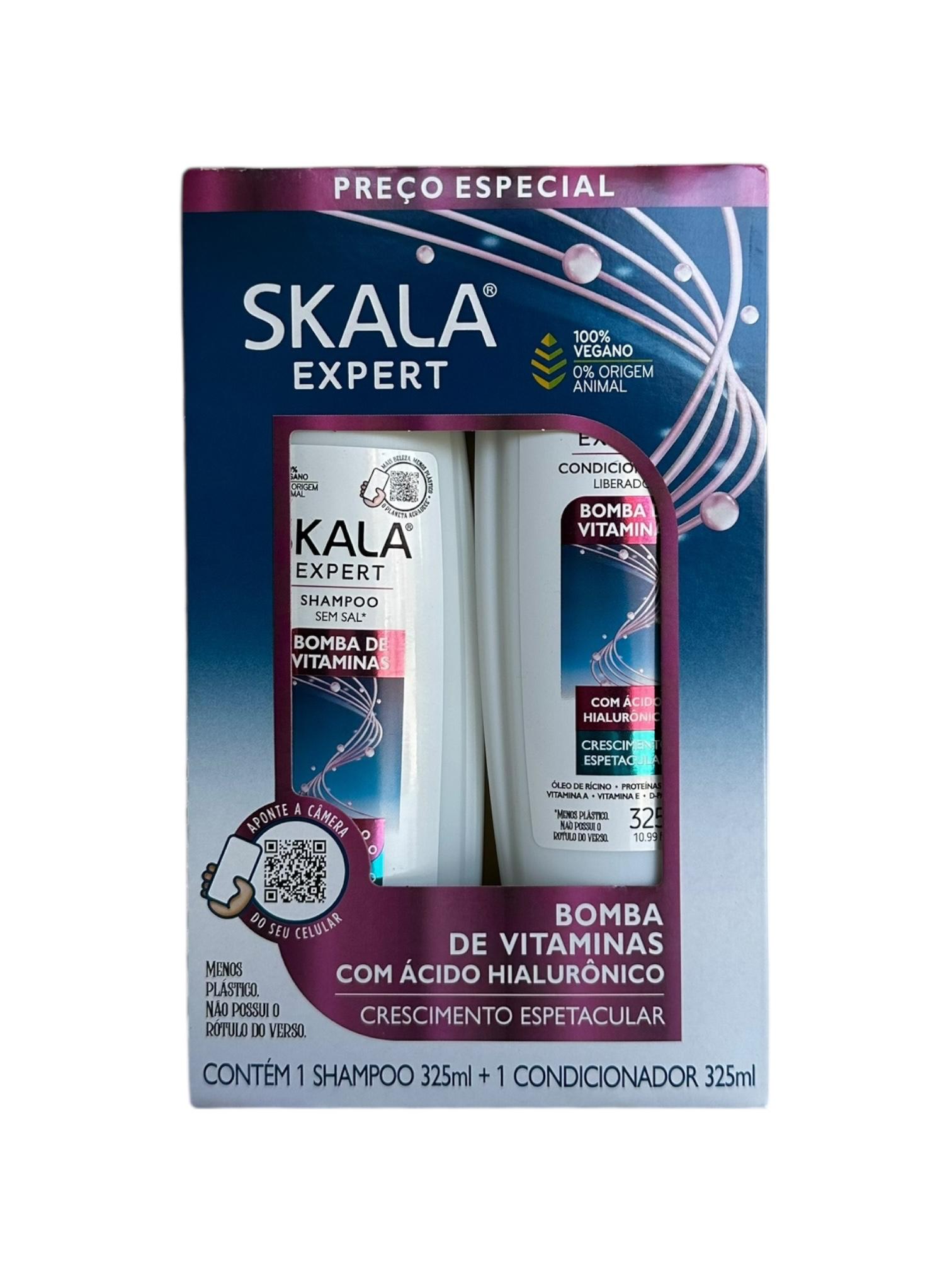Kit Shampoo y acondicionar SOS Vitaminas 650ml Skala