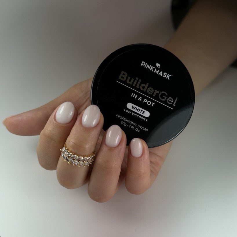 Builder Gel Pote White 30G Pink Mask
