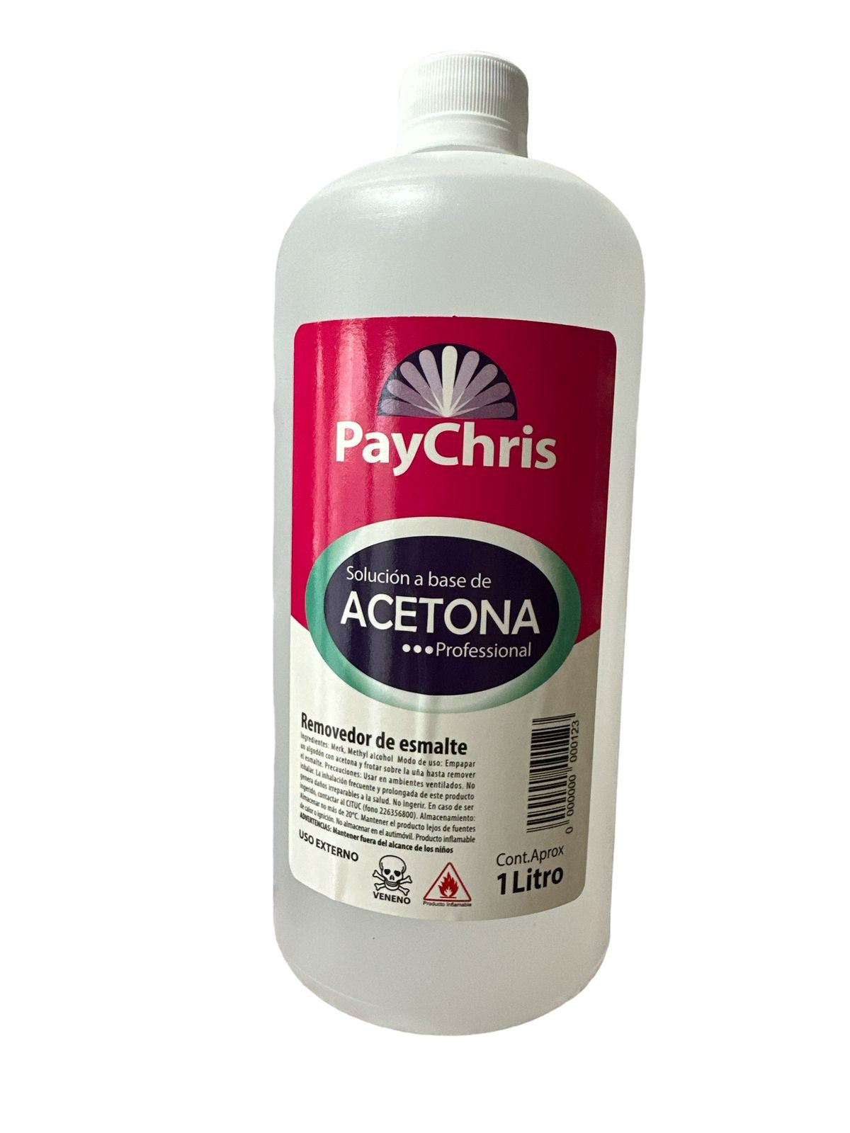 Acetona pura 1L
