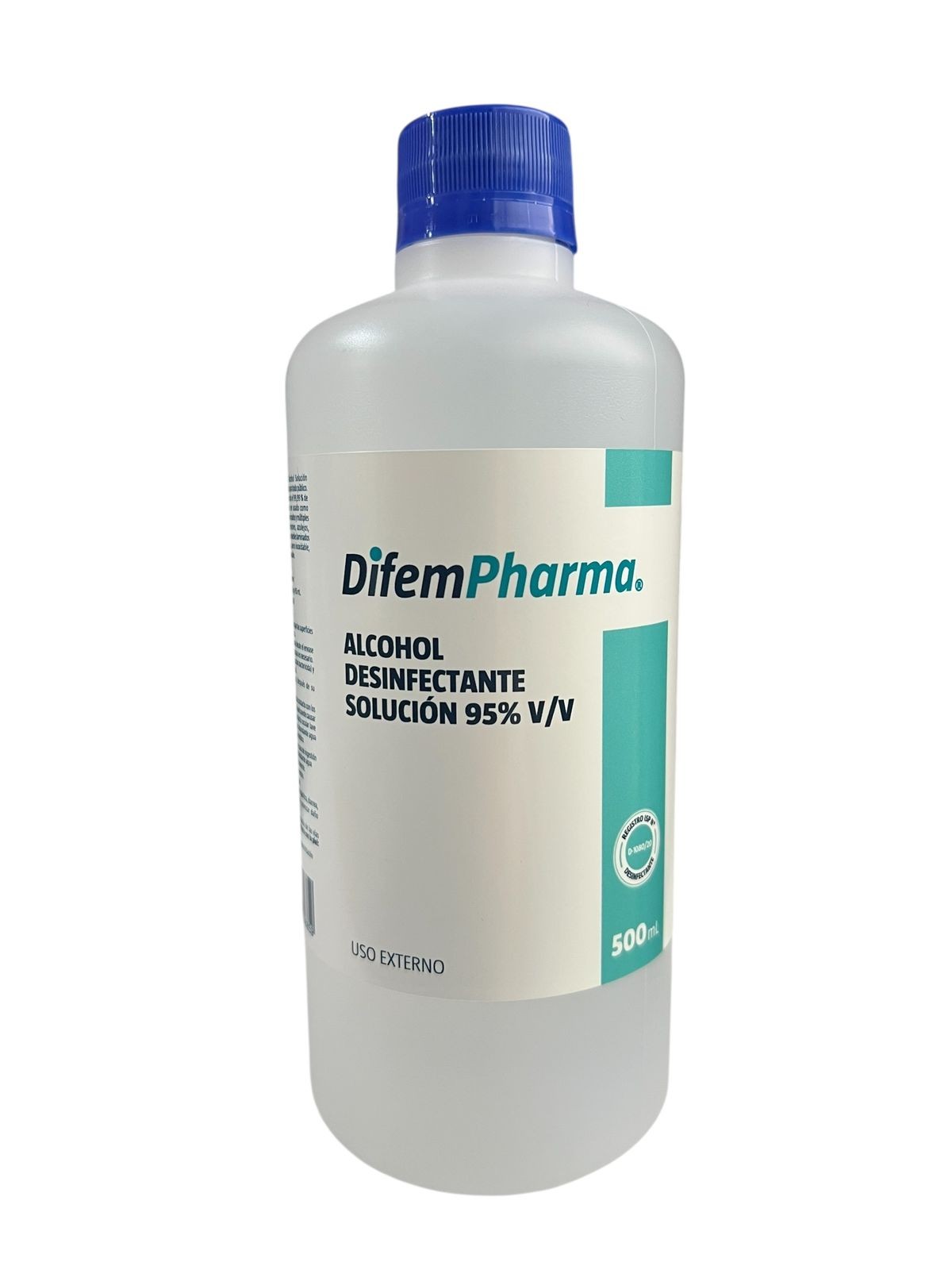 ALCOHOL DESINFECTANTE 95° 500 ML DIFERPHARMA