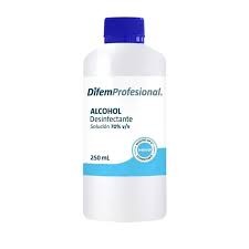 Alcohol Desinfectante Solución 70% 250 ML Difem