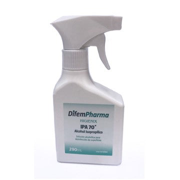 Alcohol Isopropílico 70° 290ml Difempharma