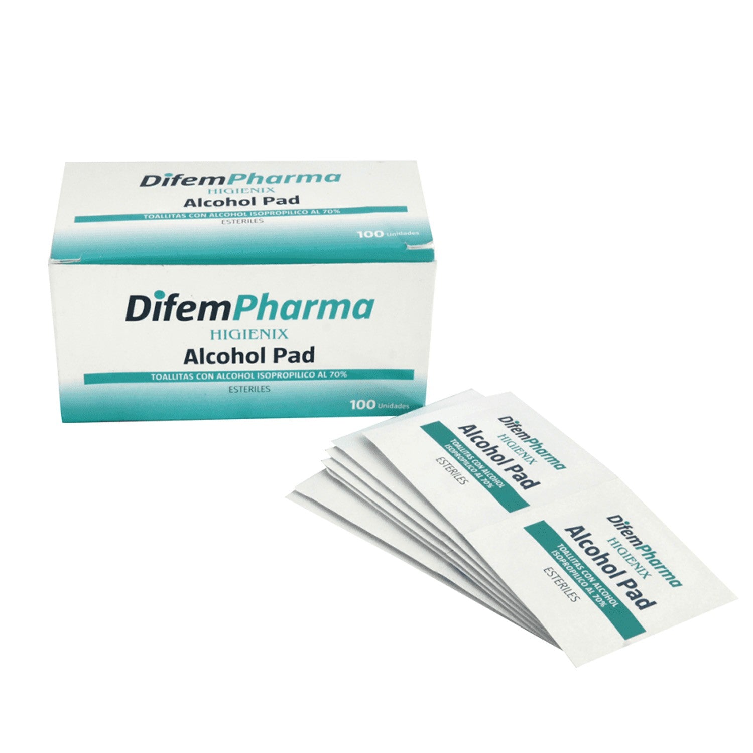 Alcohol pads (100pzas) Difempharma